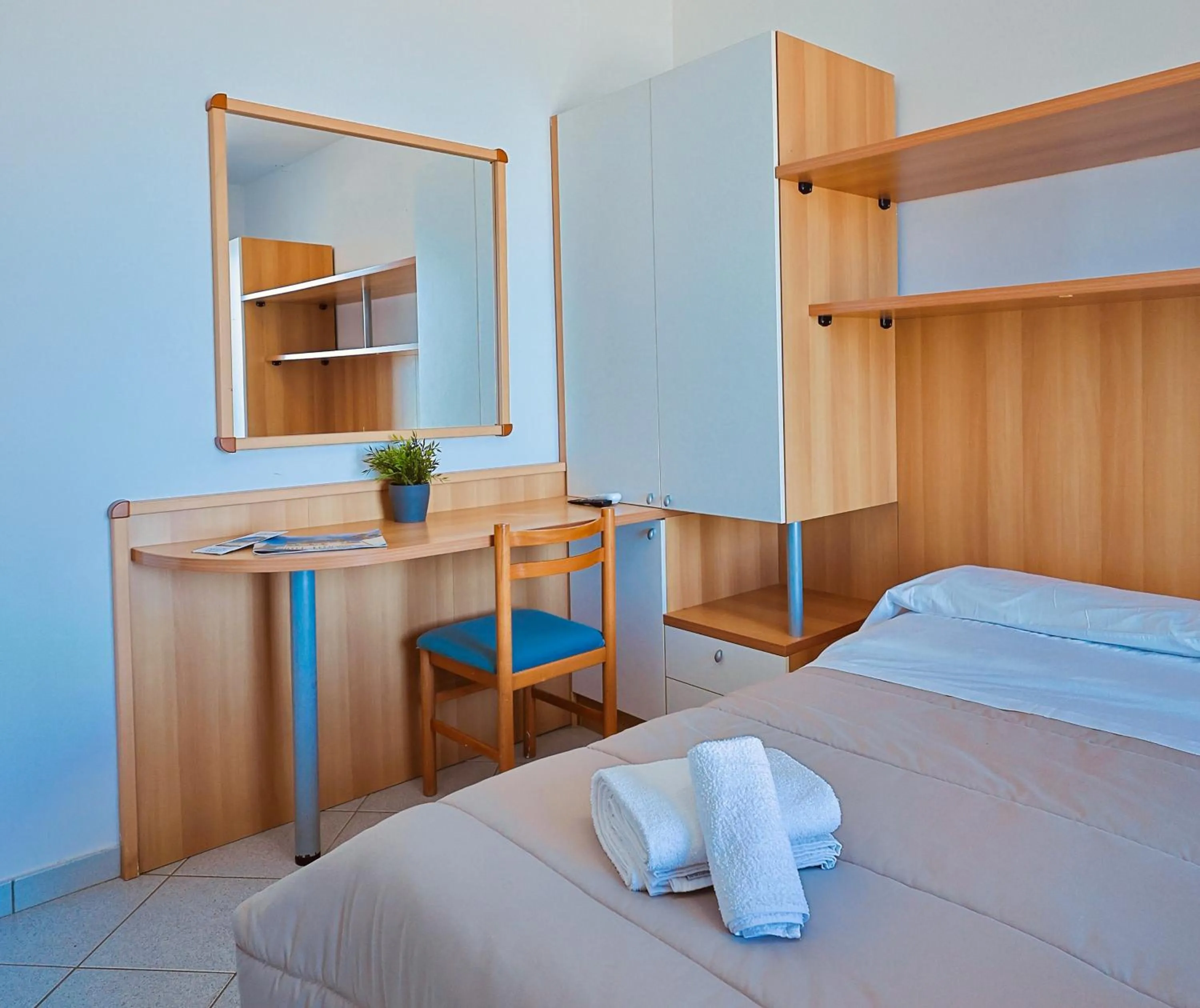 Bed in Hotel Felicioni