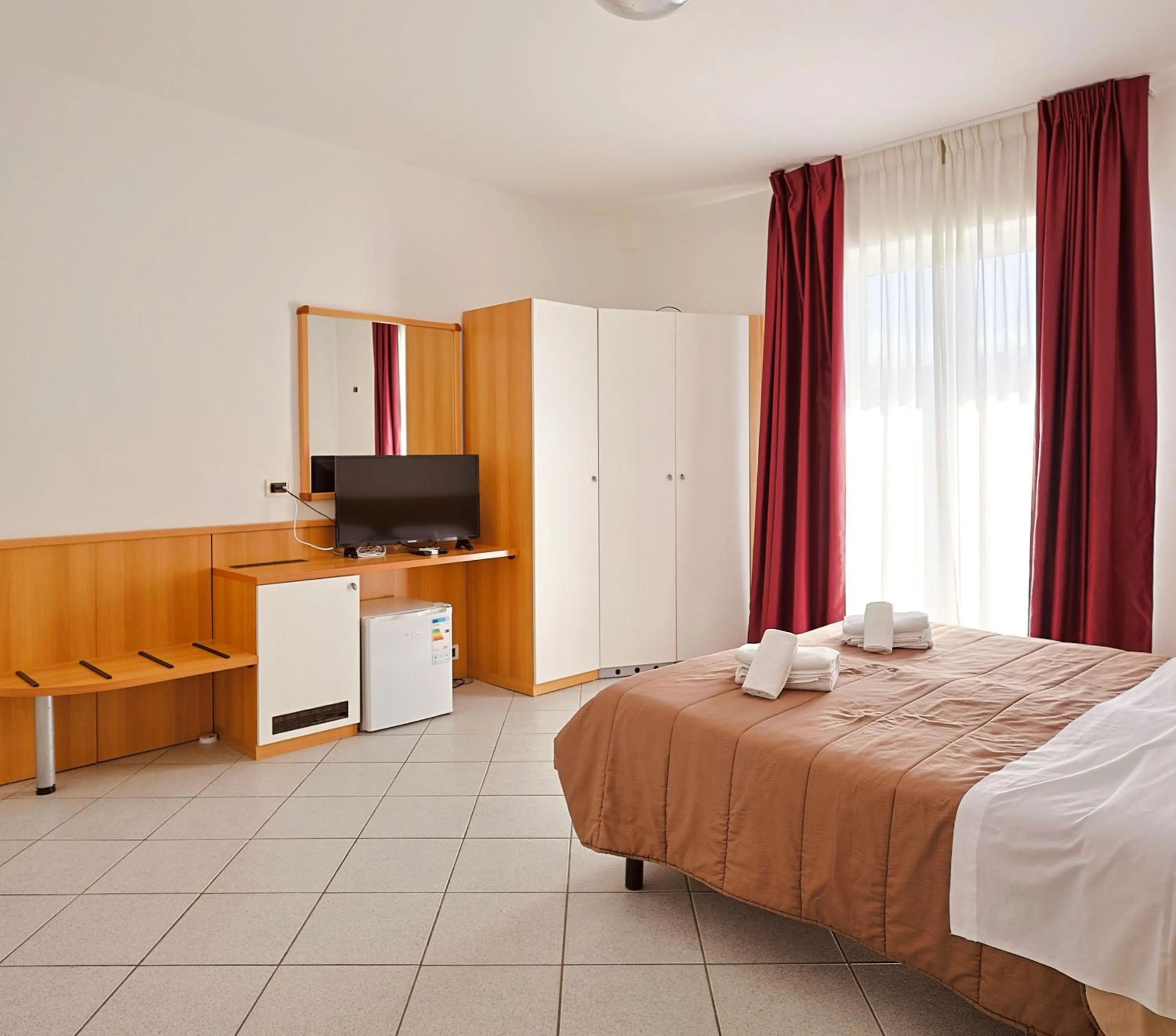 Bed in Hotel Felicioni