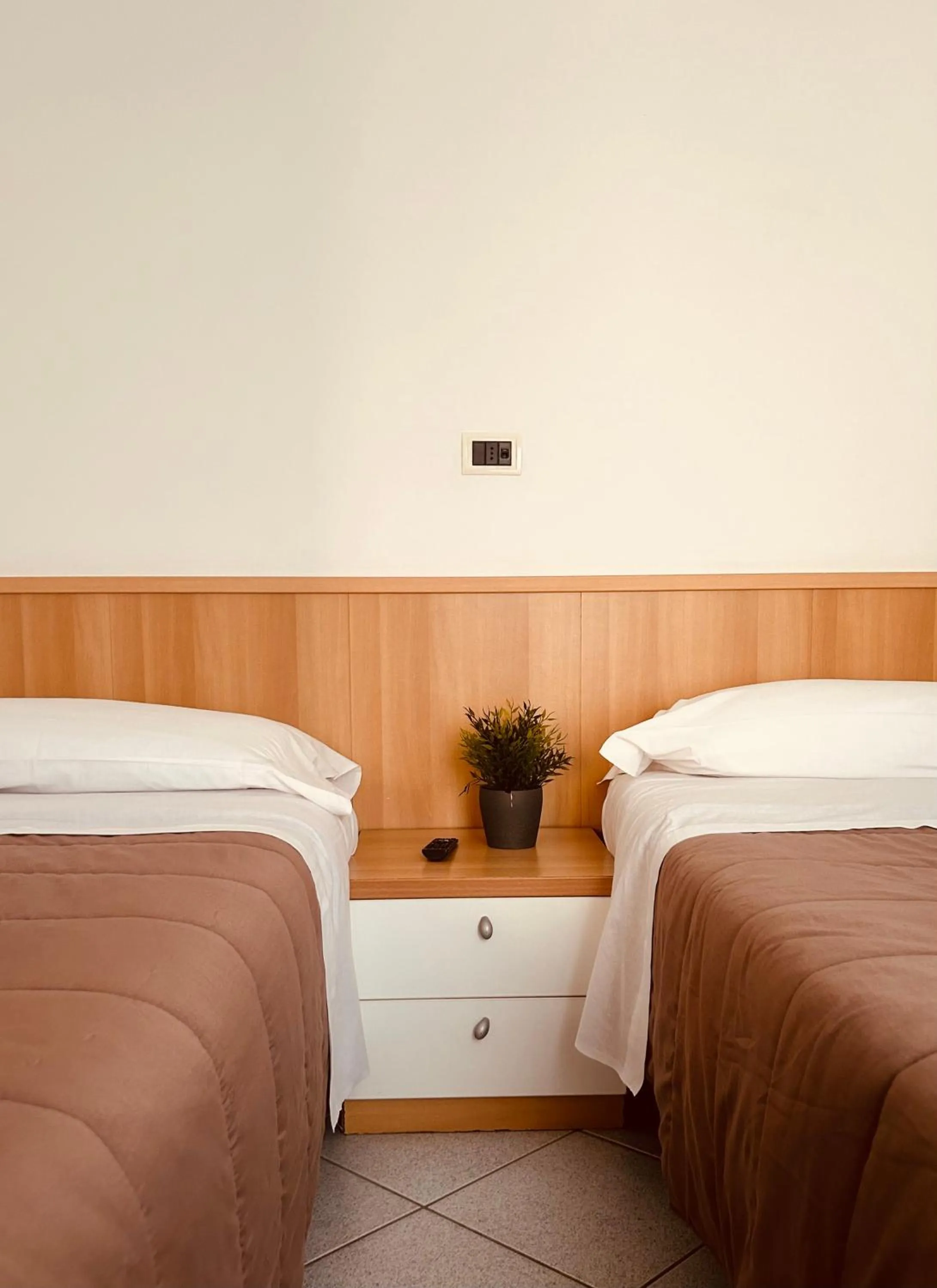 Bed in Hotel Felicioni