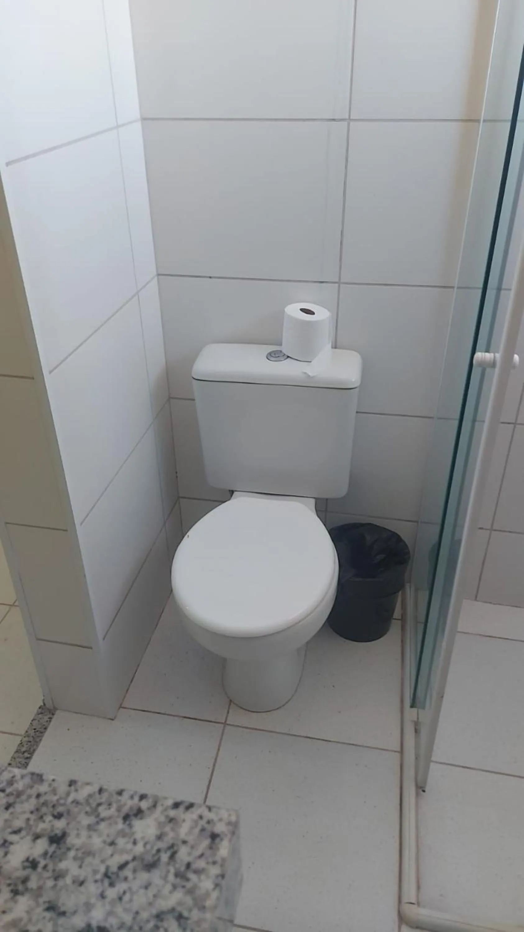 Toilet in Hotel Barão Ribeirão