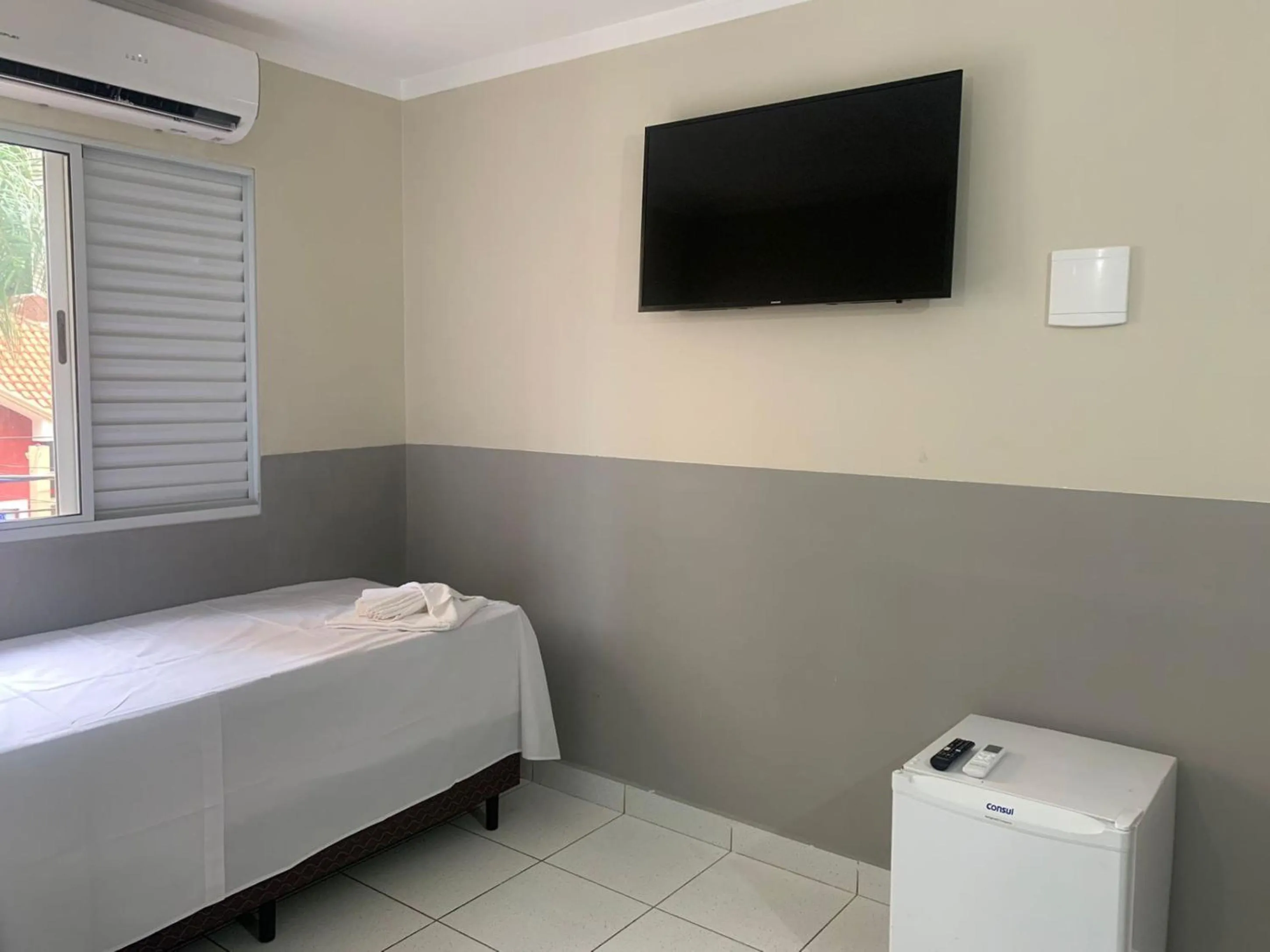 Bed in Hotel Barão Ribeirão