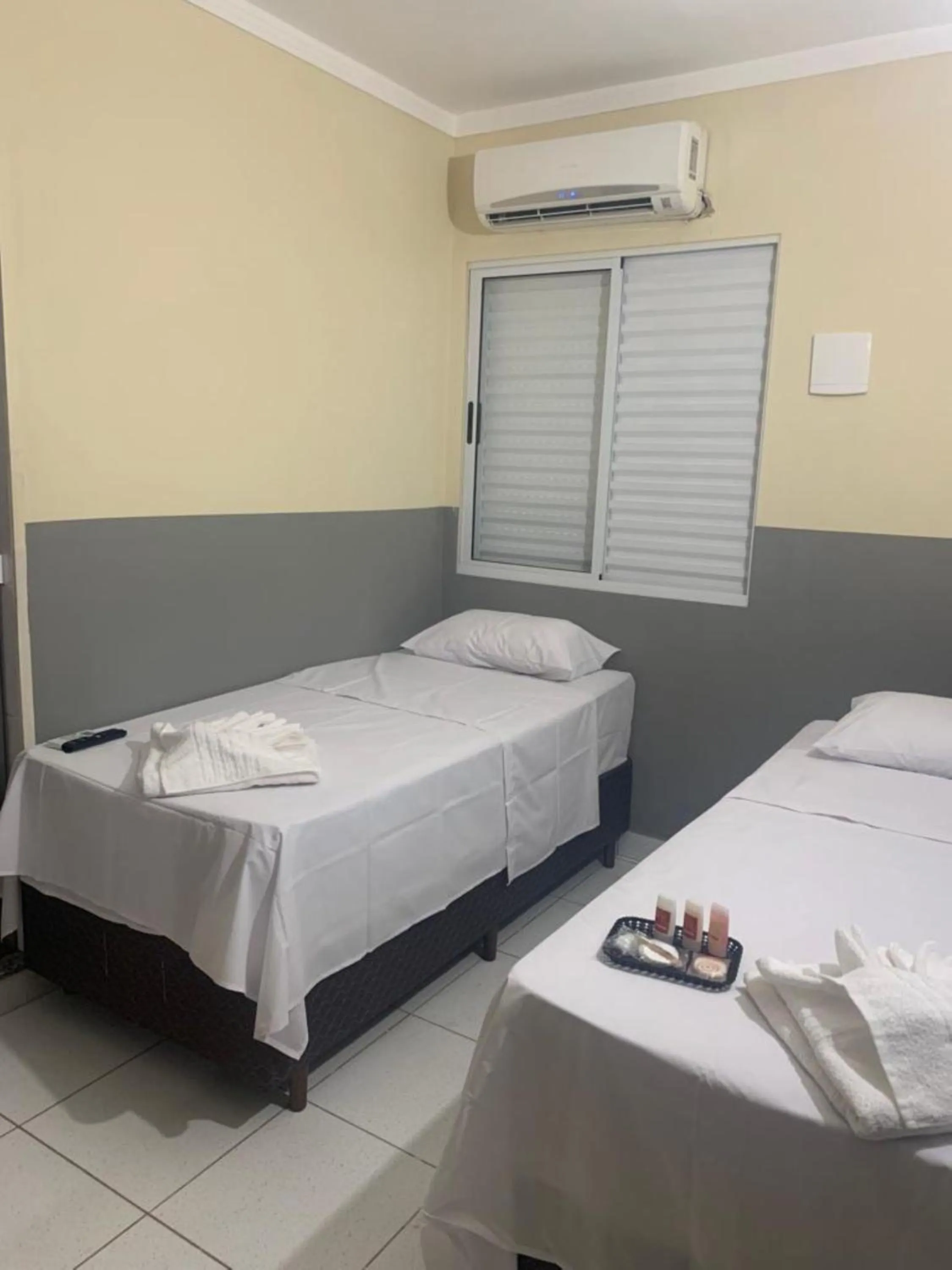 Bed in Hotel Barão Ribeirão