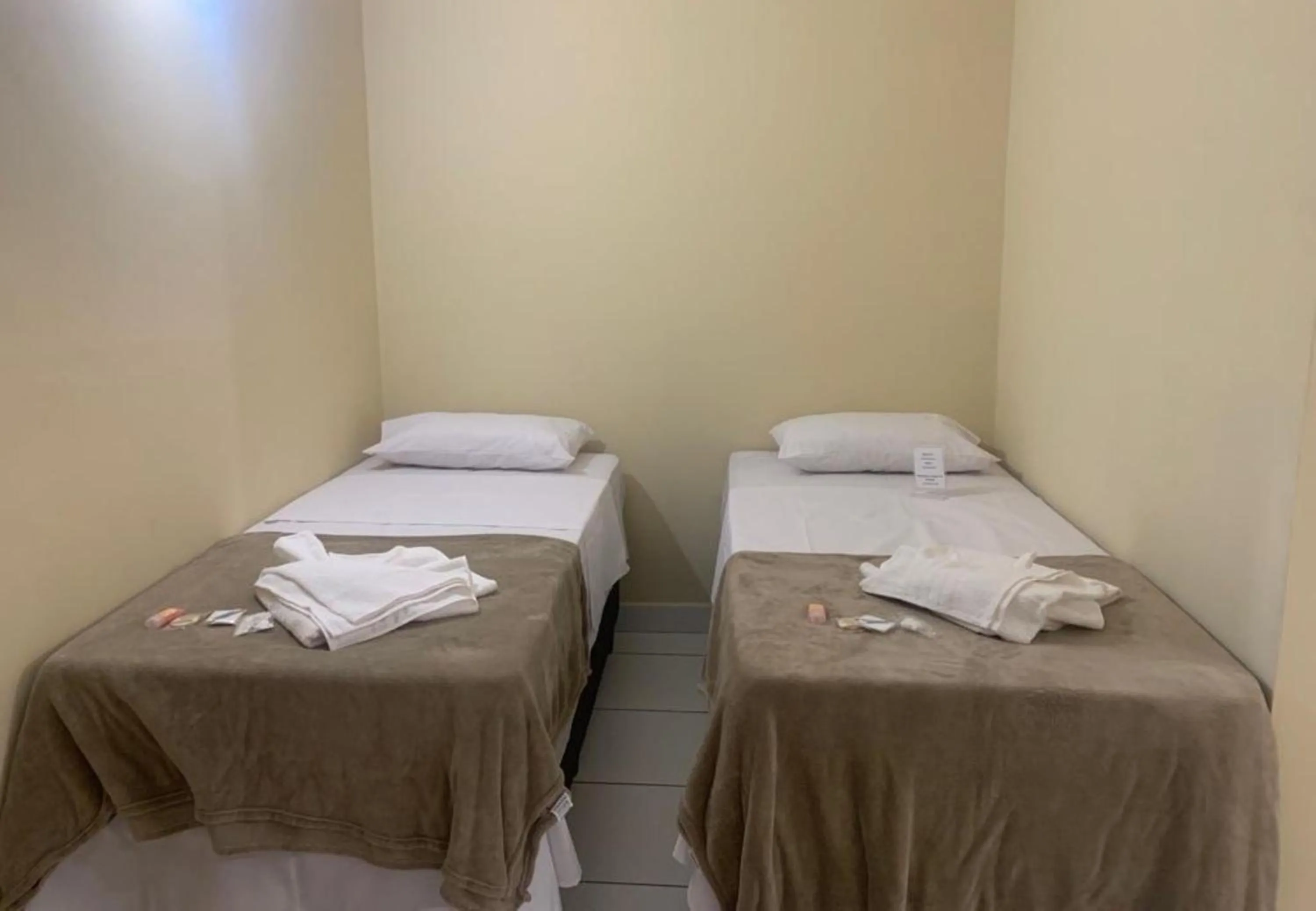 Bed in Hotel Barão Ribeirão