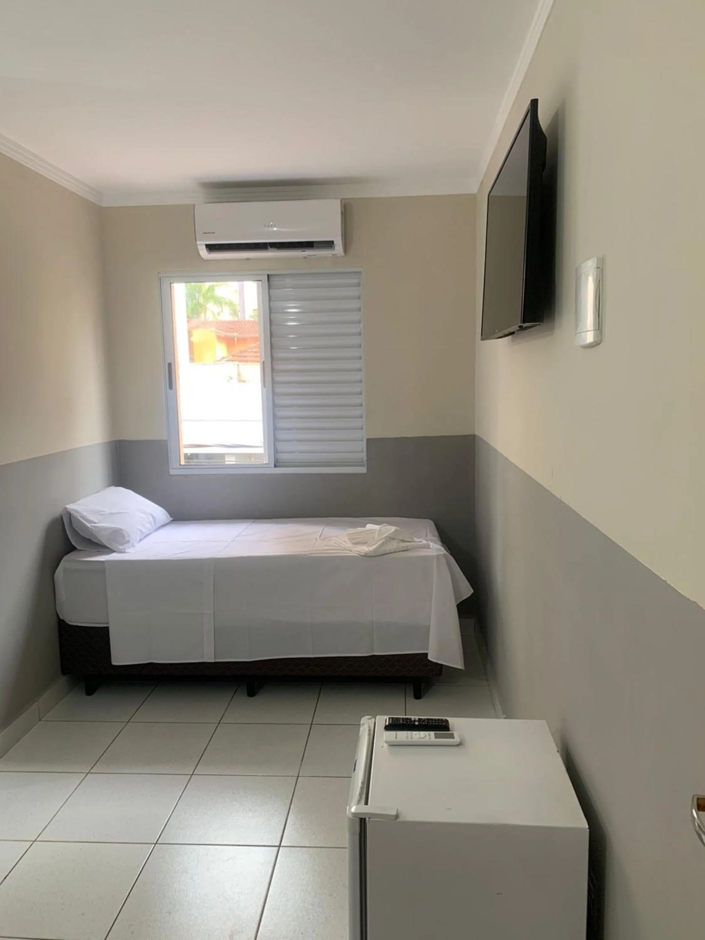 Bed in Hotel Barão Ribeirão