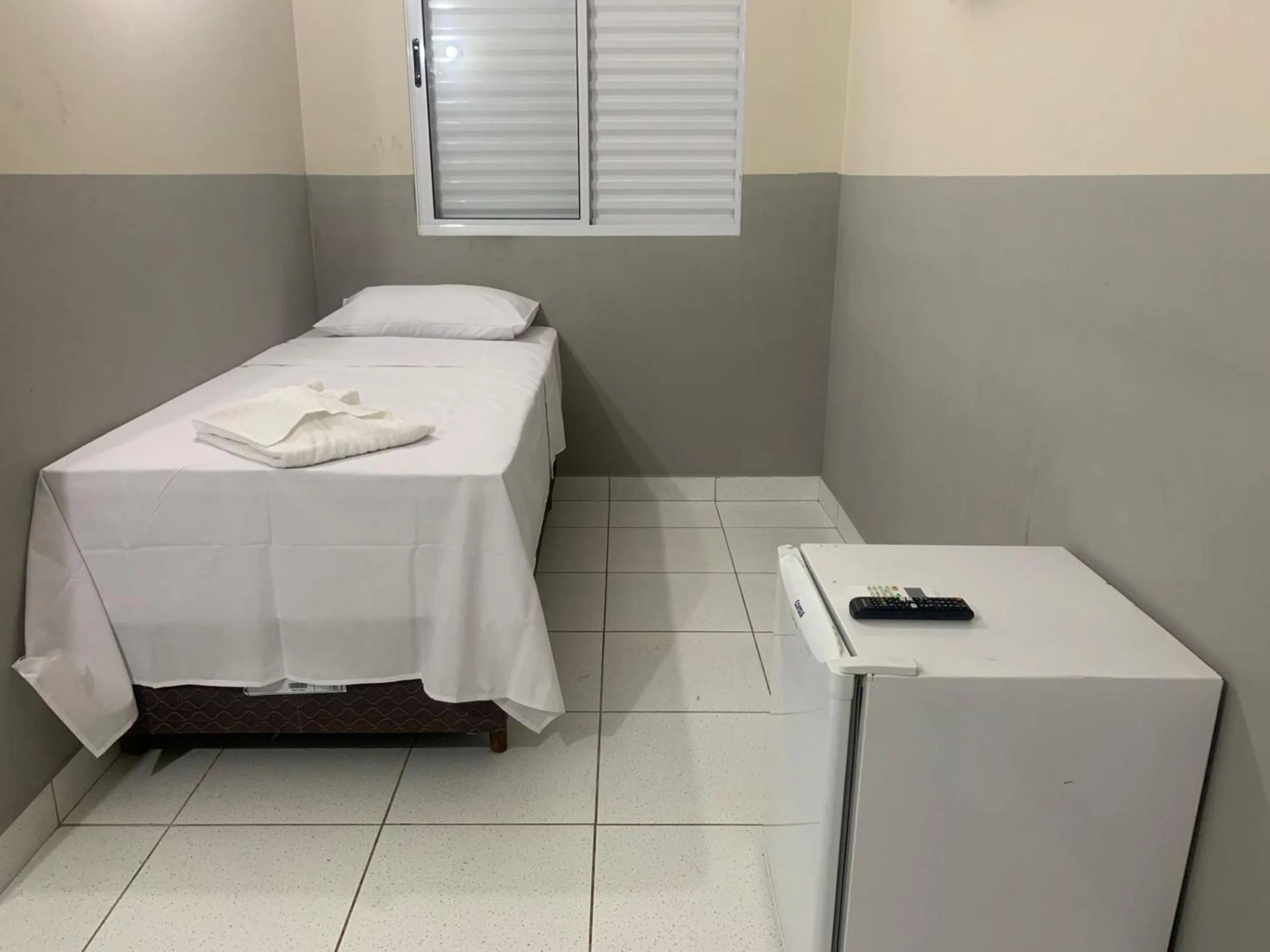 Bed in Hotel Barão Ribeirão