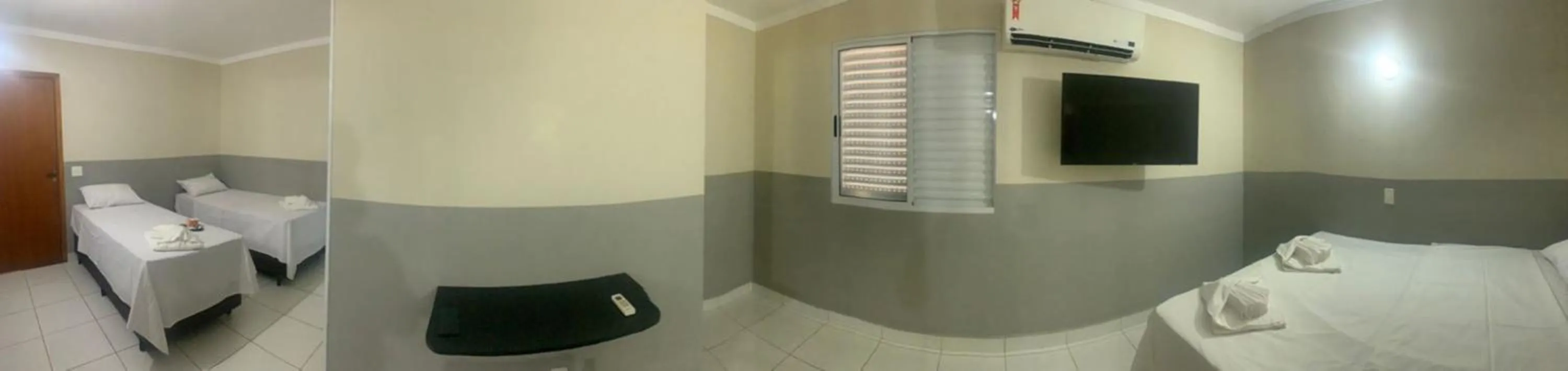 Bedroom, Bed in Hotel Barão Ribeirão