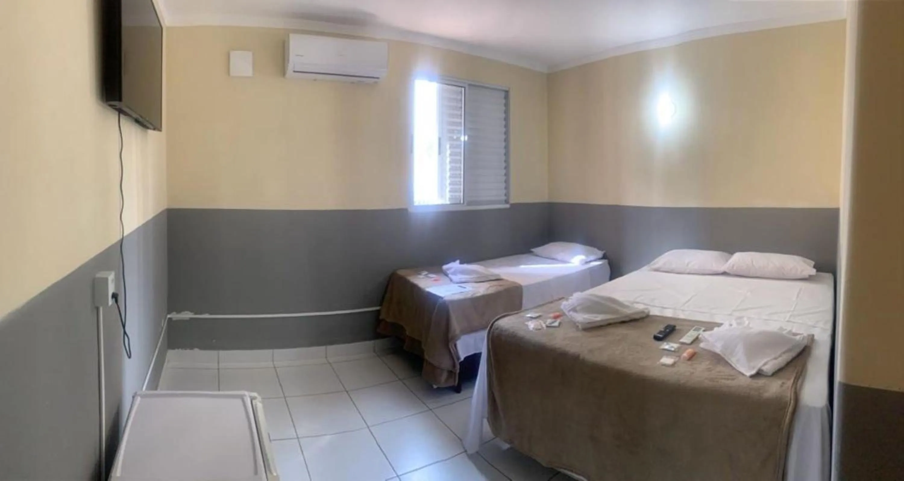 Bedroom, Bed in Hotel Barão Ribeirão