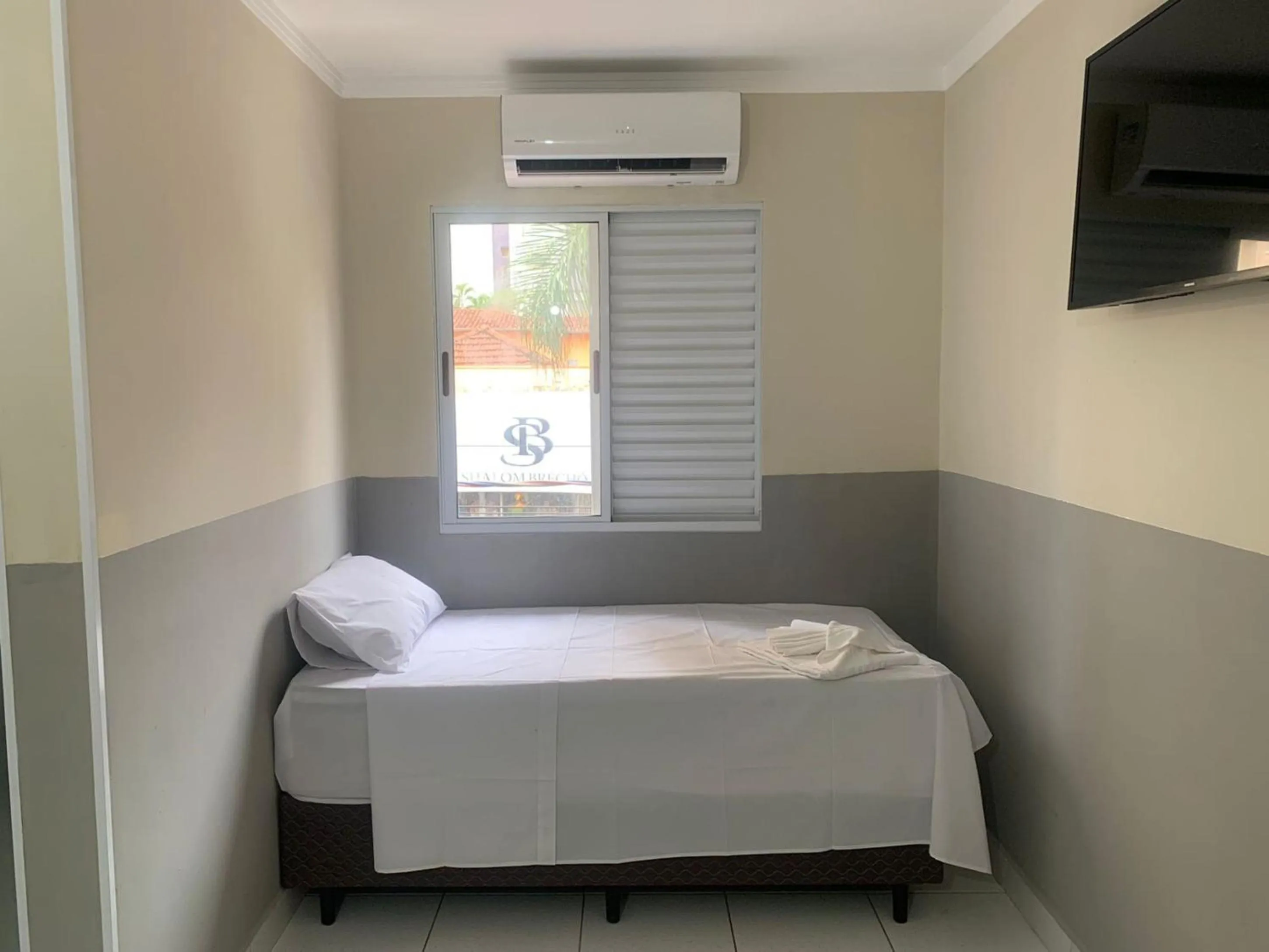 Bed in Hotel Barão Ribeirão