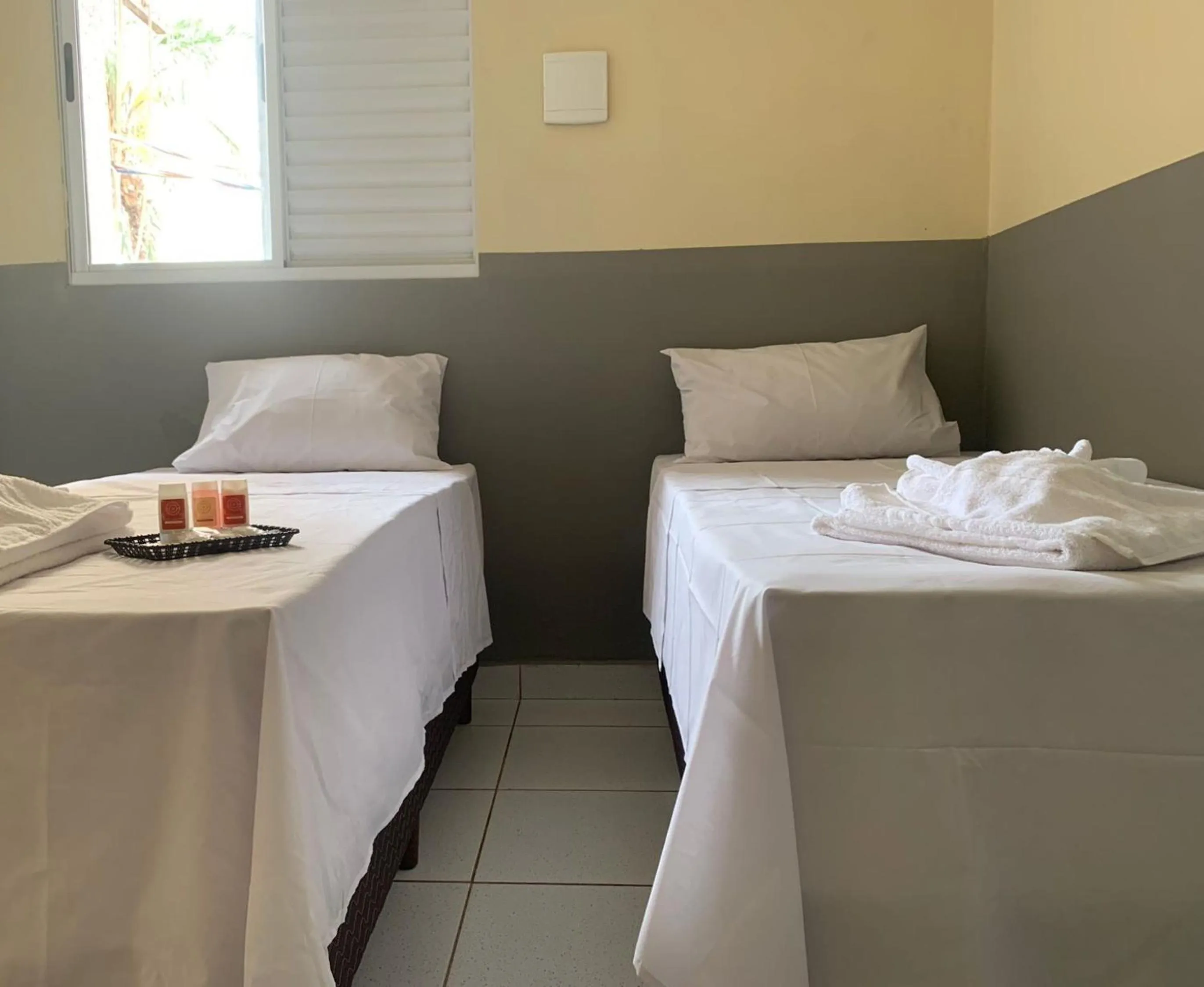 Bed in Hotel Barão Ribeirão