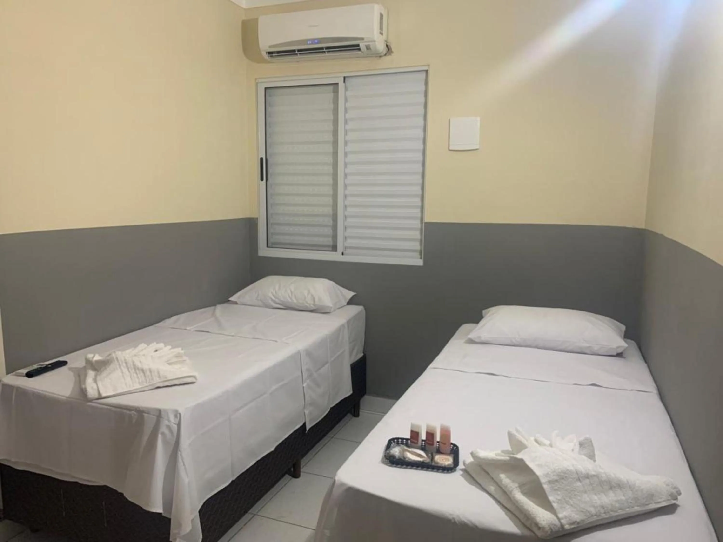 Bed in Hotel Barão Ribeirão