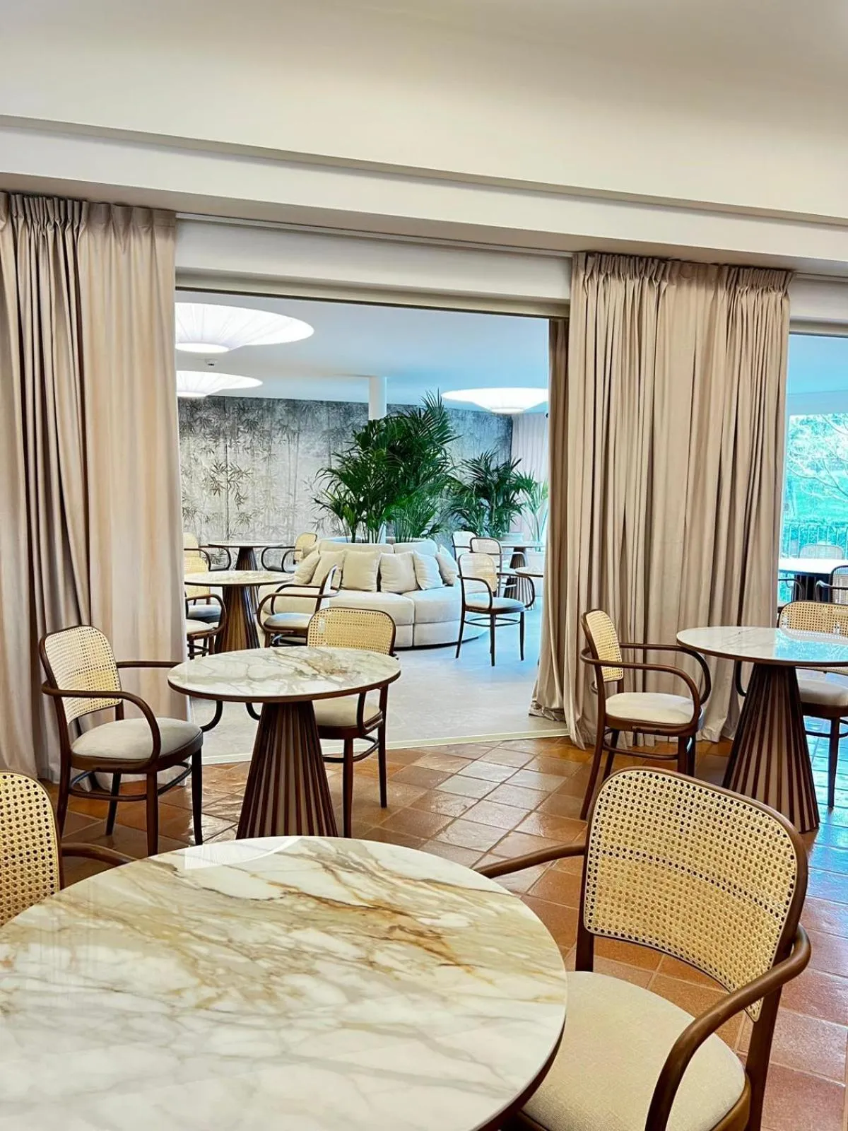 Seating area in Hotel Della Valle