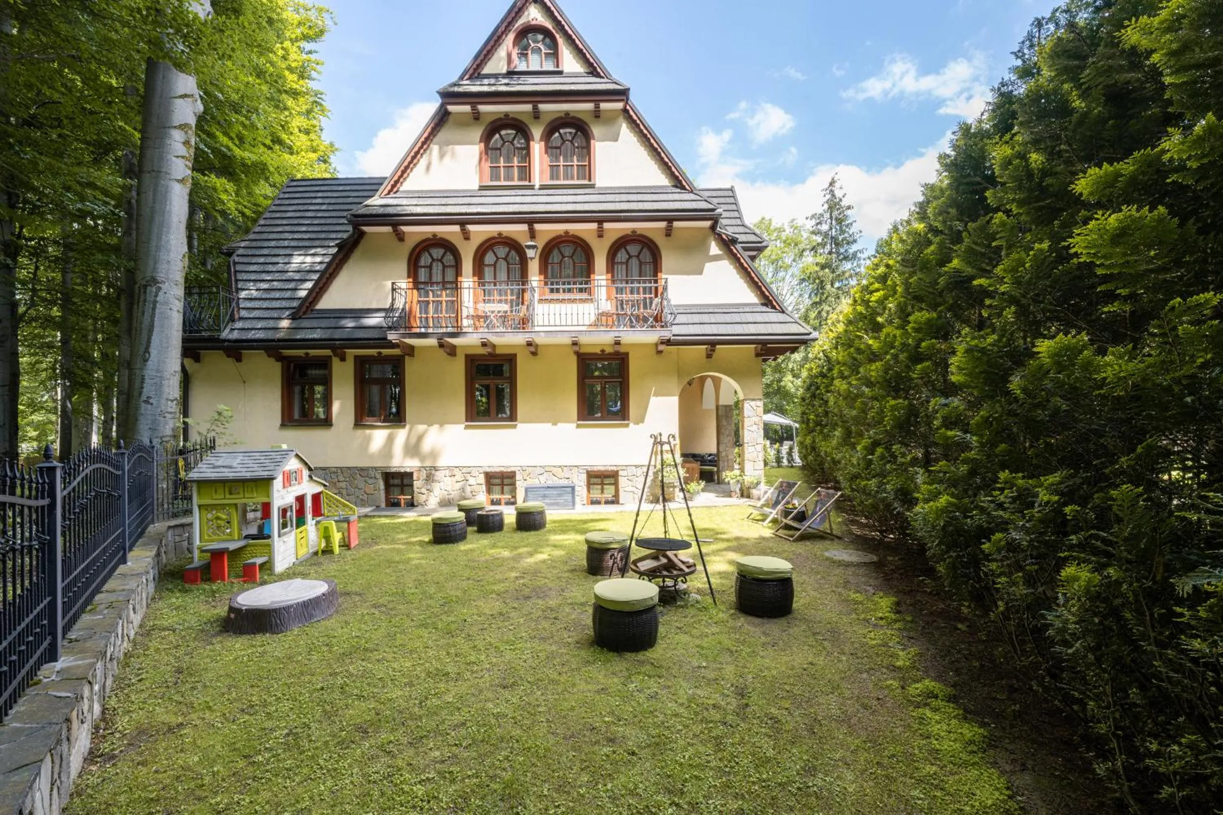 Garden in Willa Bór