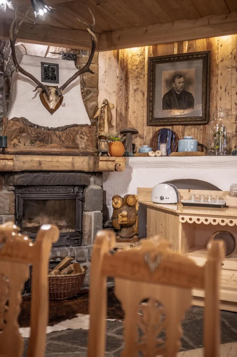 Dining area in Willa Bór