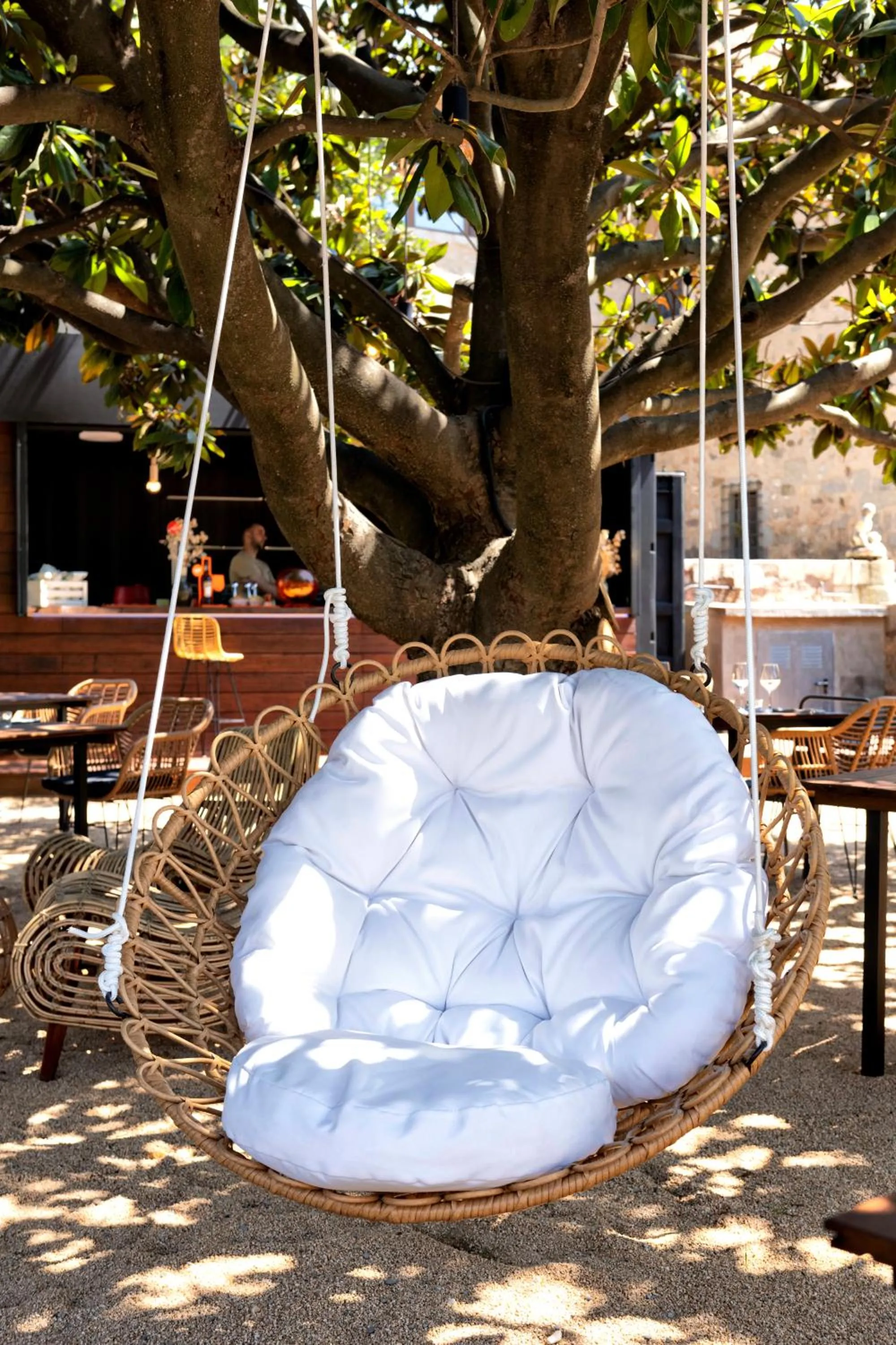 Patio in La Mer Hotel