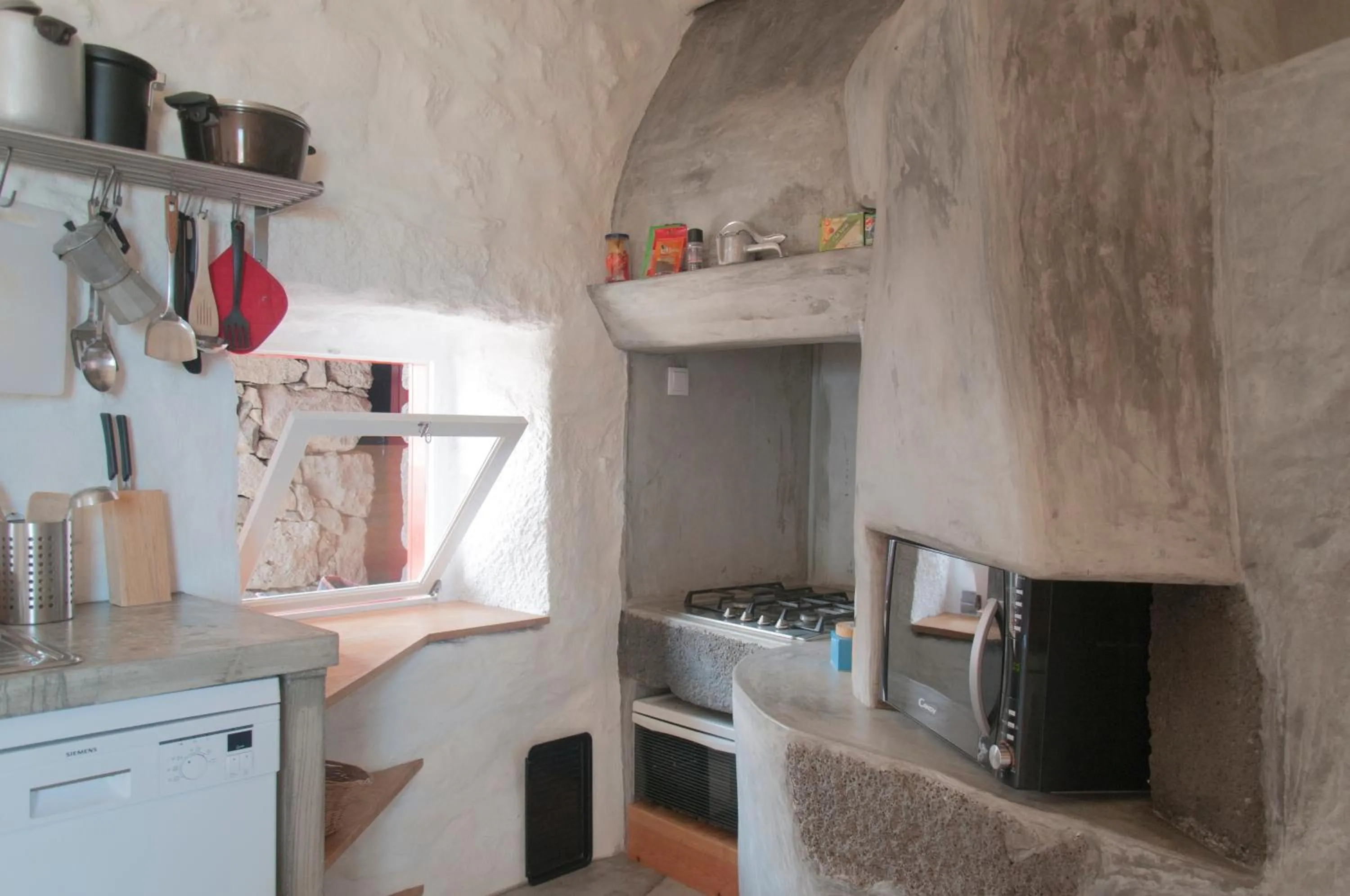 Kitchen or kitchenette in Casas das Portas do Mar e das Portas do Sol