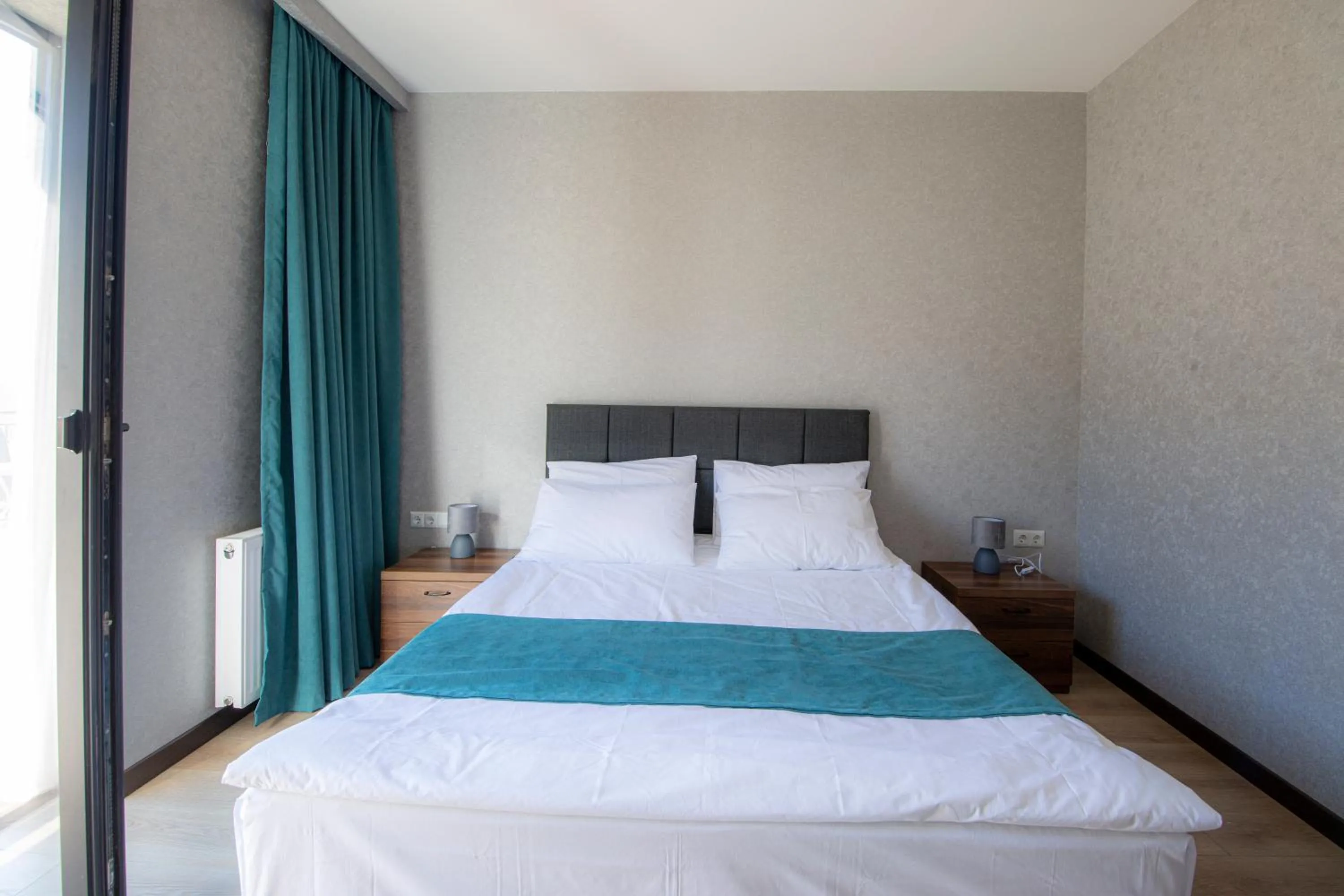 Bed in Hotel GENI Kazbegi