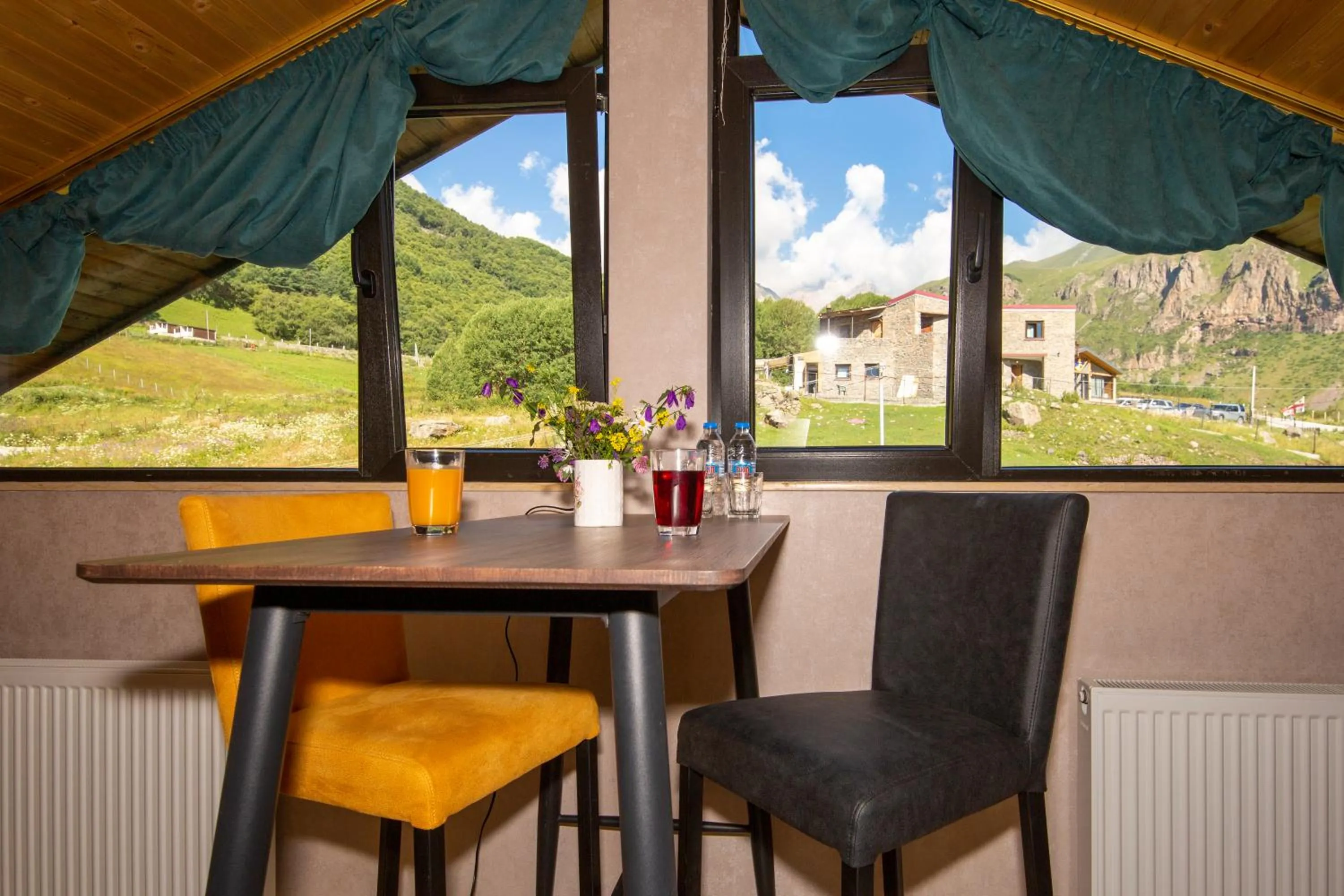 Seating area in Hotel GENI Kazbegi