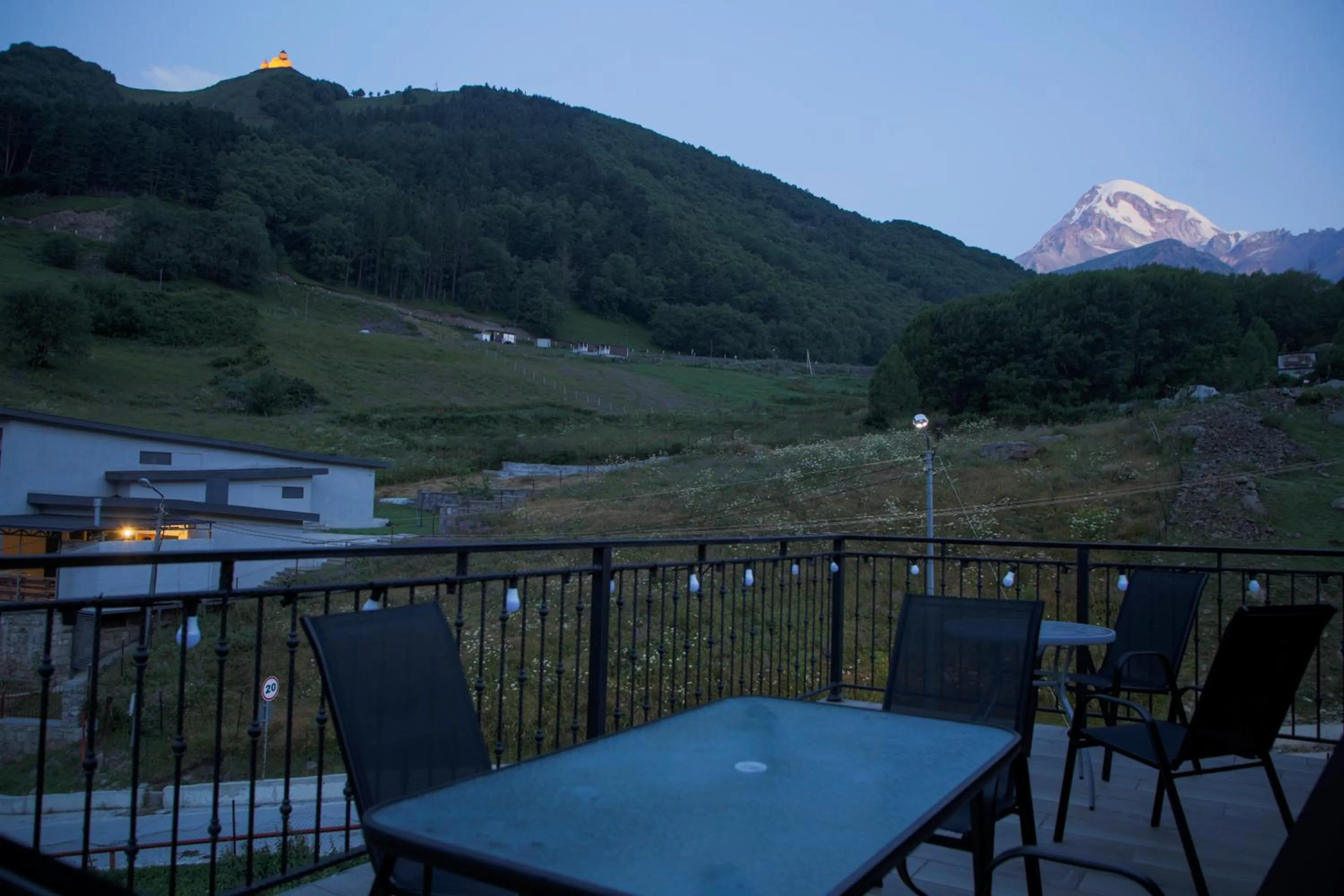 Balcony/Terrace in Hotel GENI Kazbegi