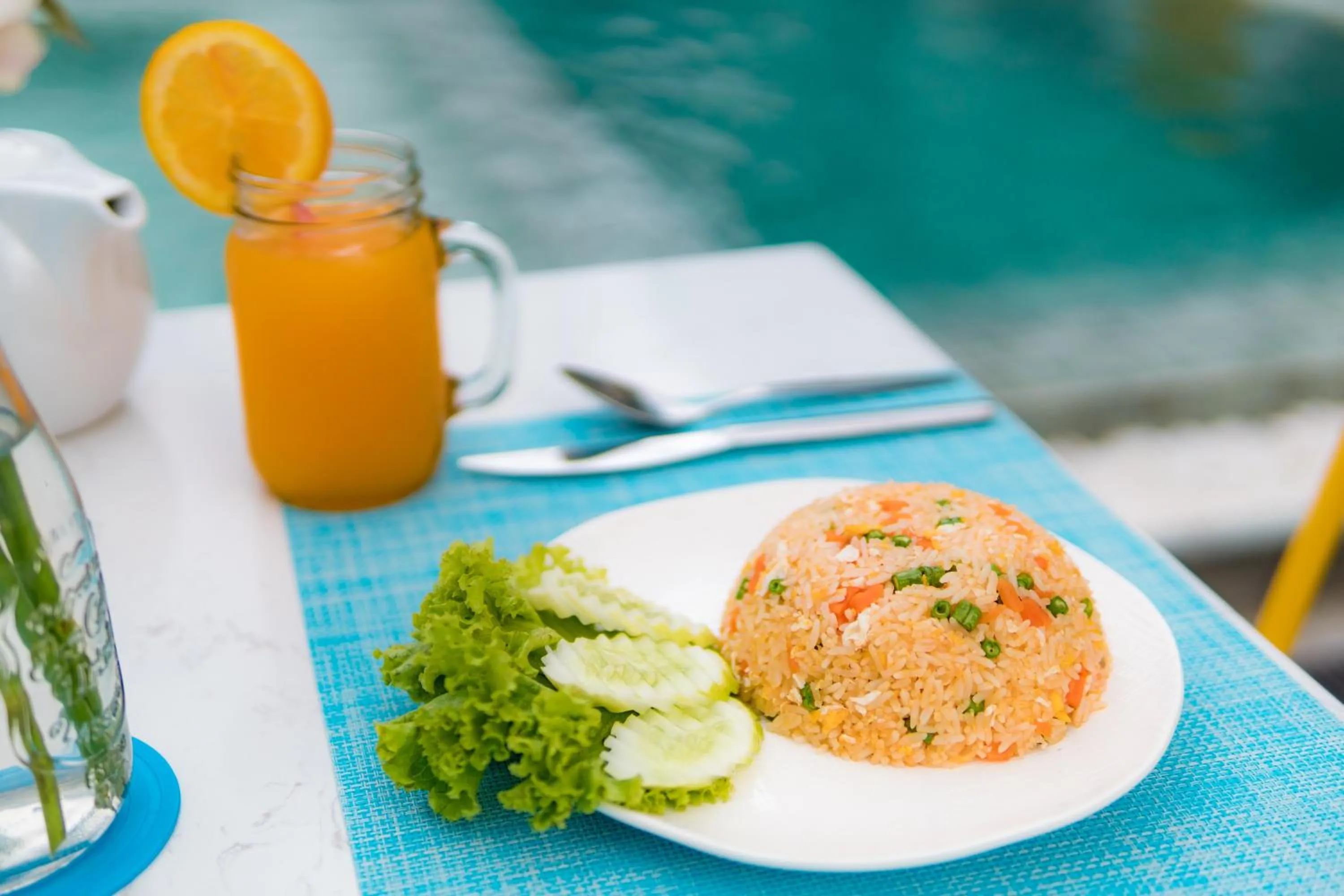 Food close-up in Glow Inn Siem Reap