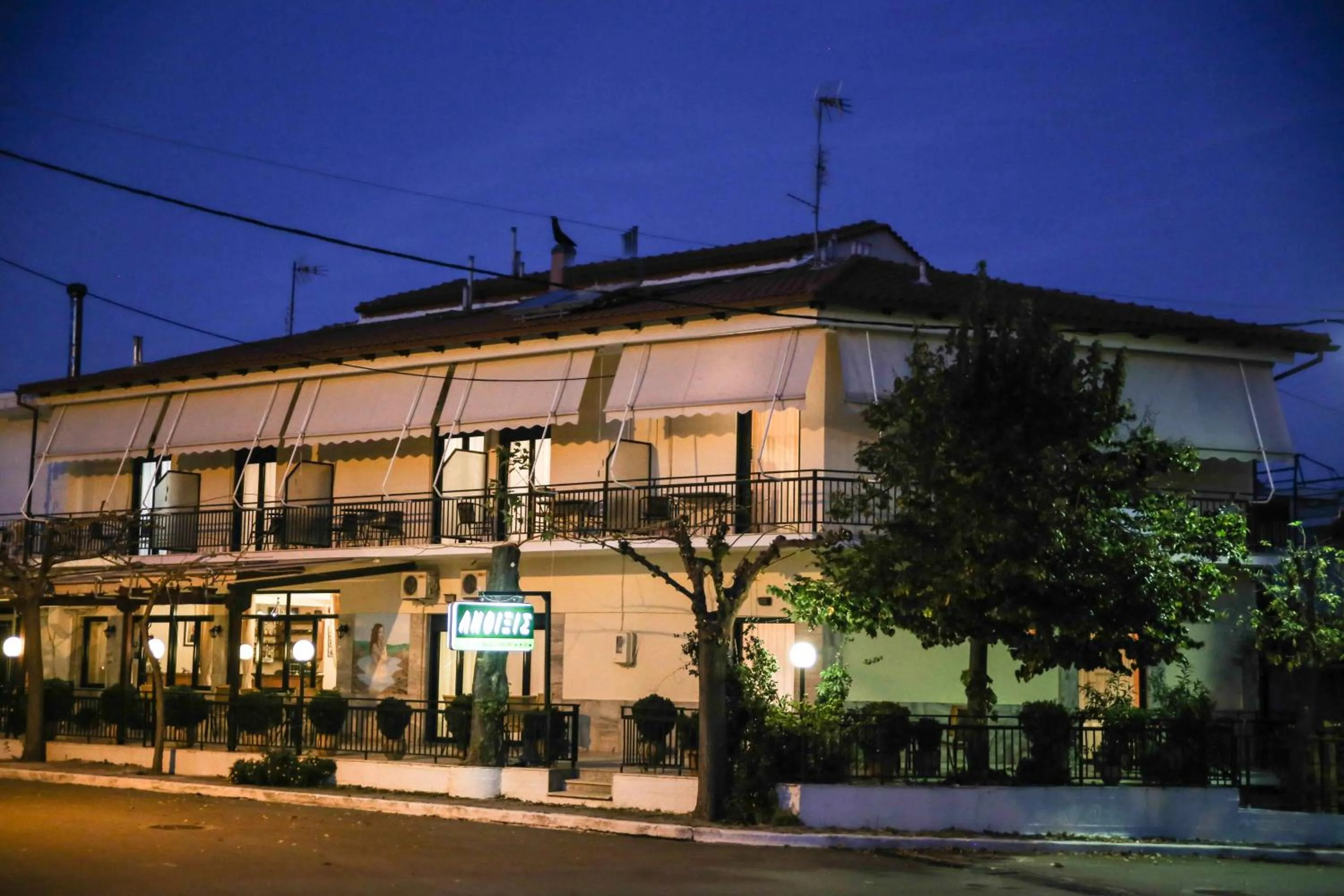 Facade/entrance in Anixis Hotel