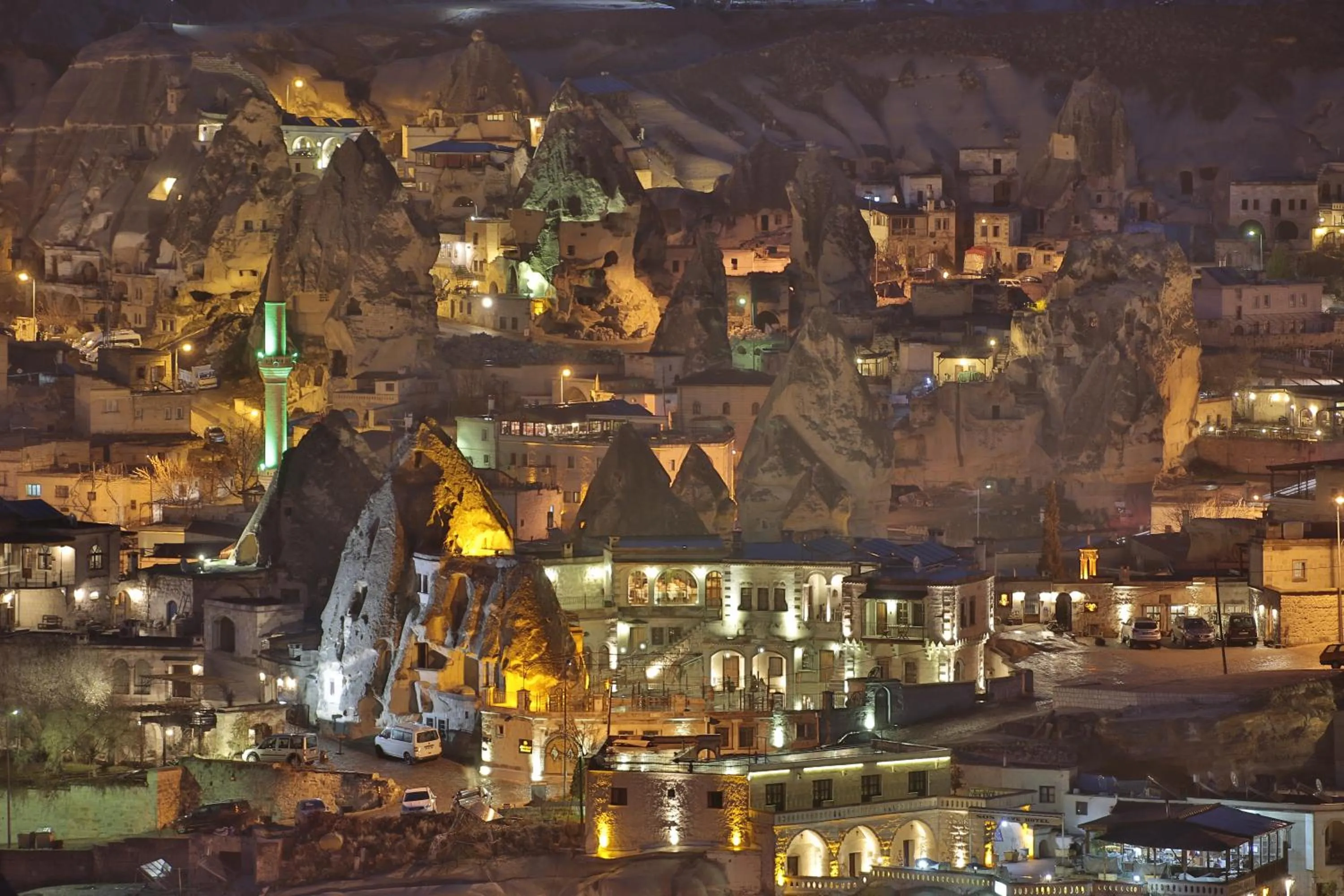 Night in Harman Cave Hotel