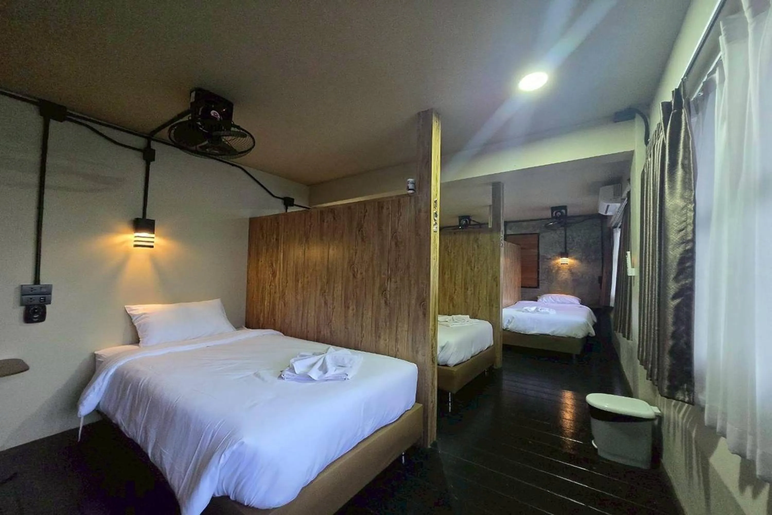 Bed in Central Guesthouse Chiang Rai