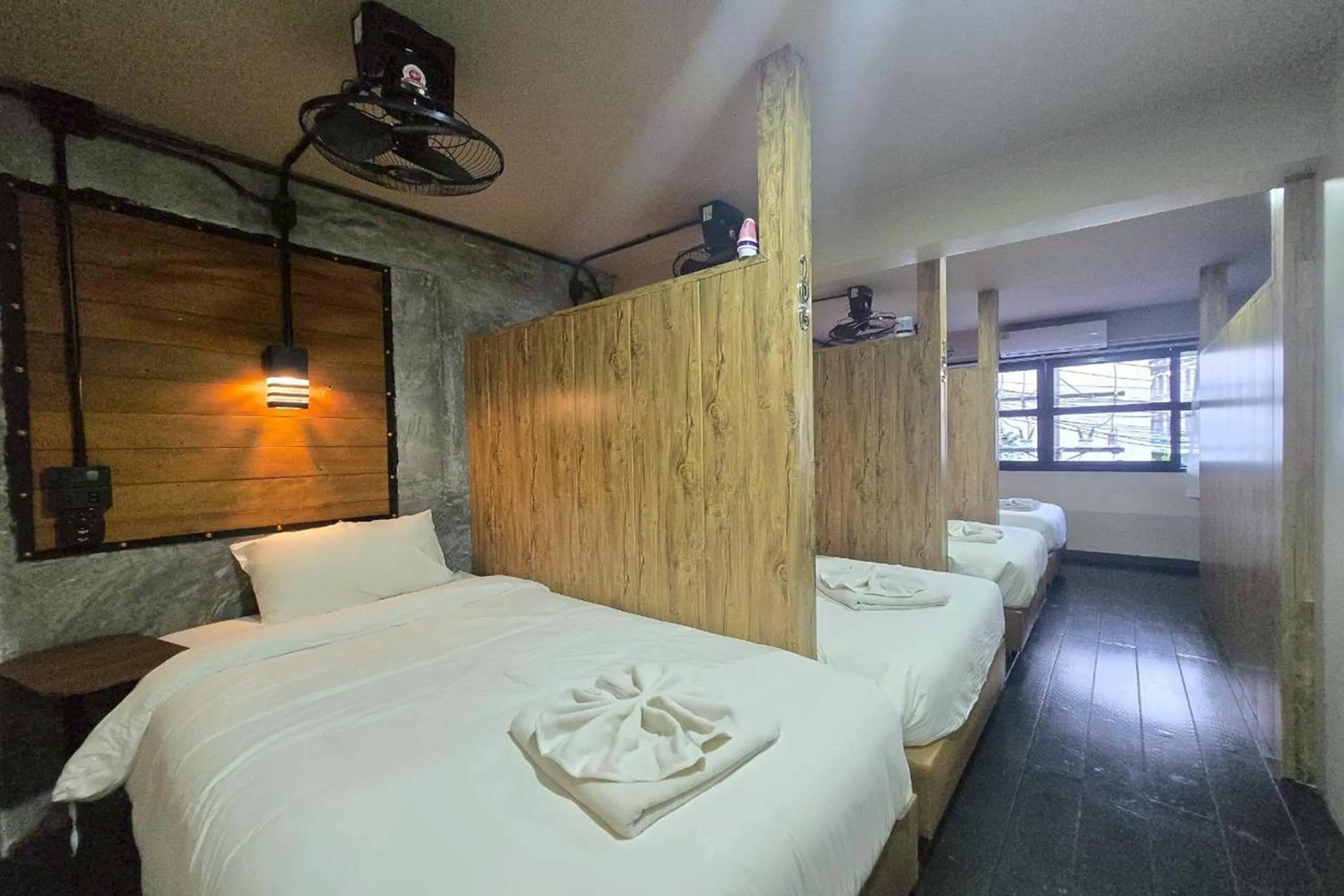 Bed in Central Guesthouse Chiang Rai