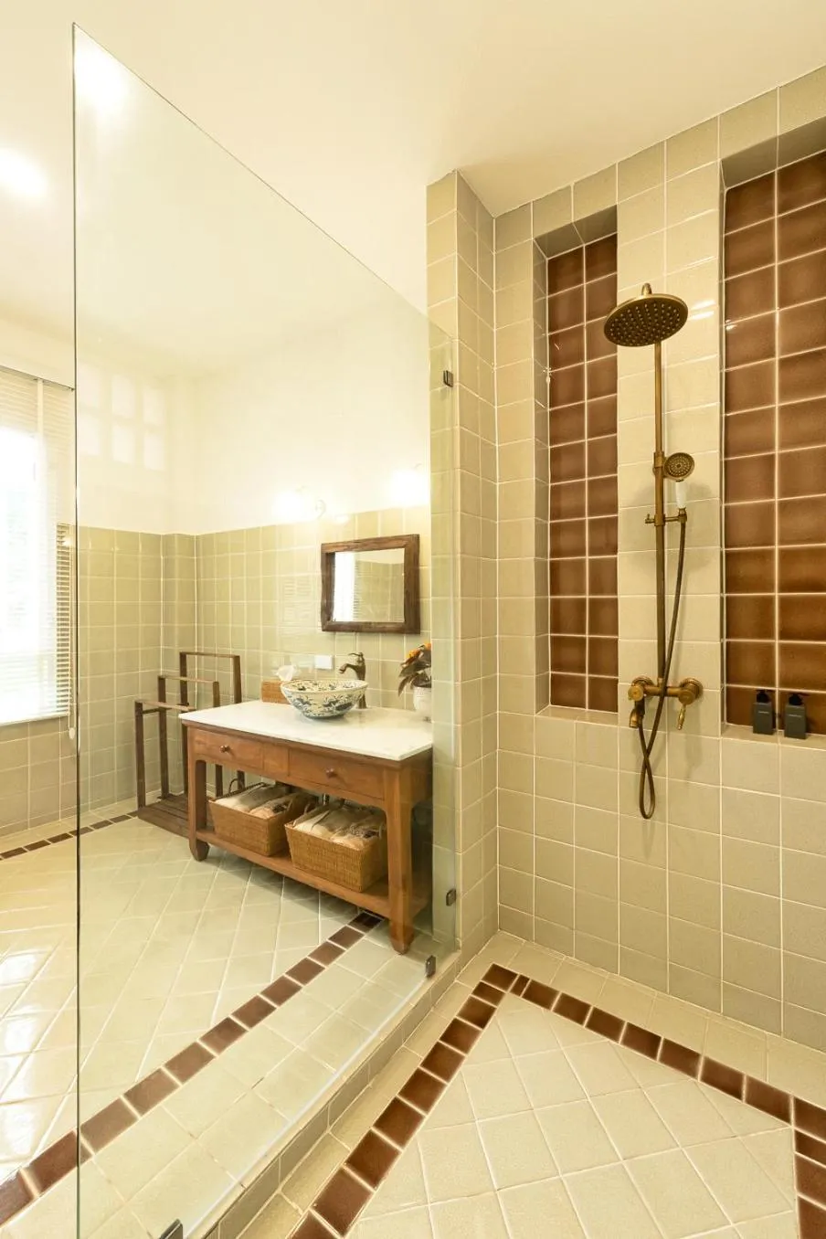 Bathroom in Phi Private Villa: Luxury Thai with Riverview