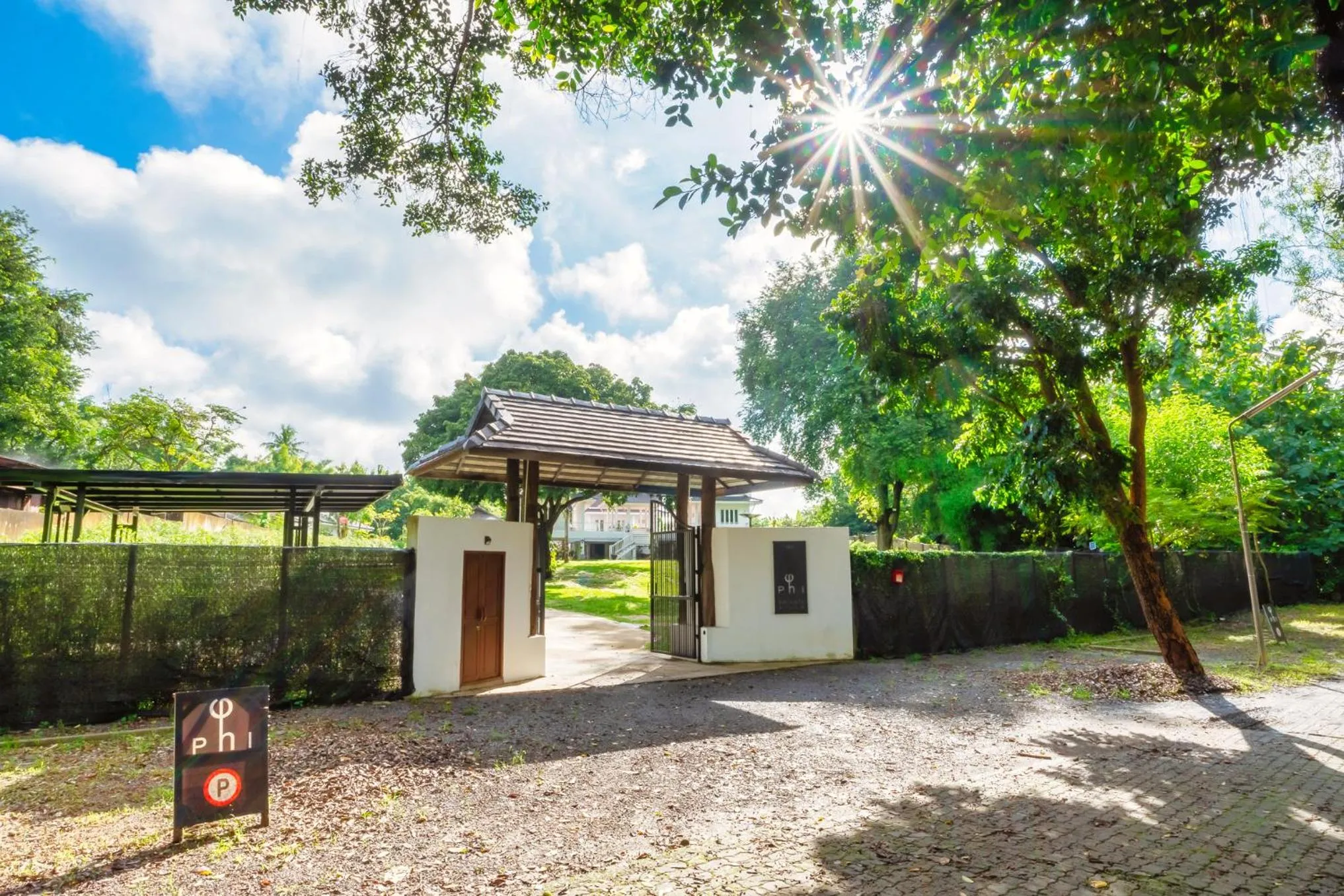 Facade/entrance in Phi Private Villa: Luxury Thai with Riverview