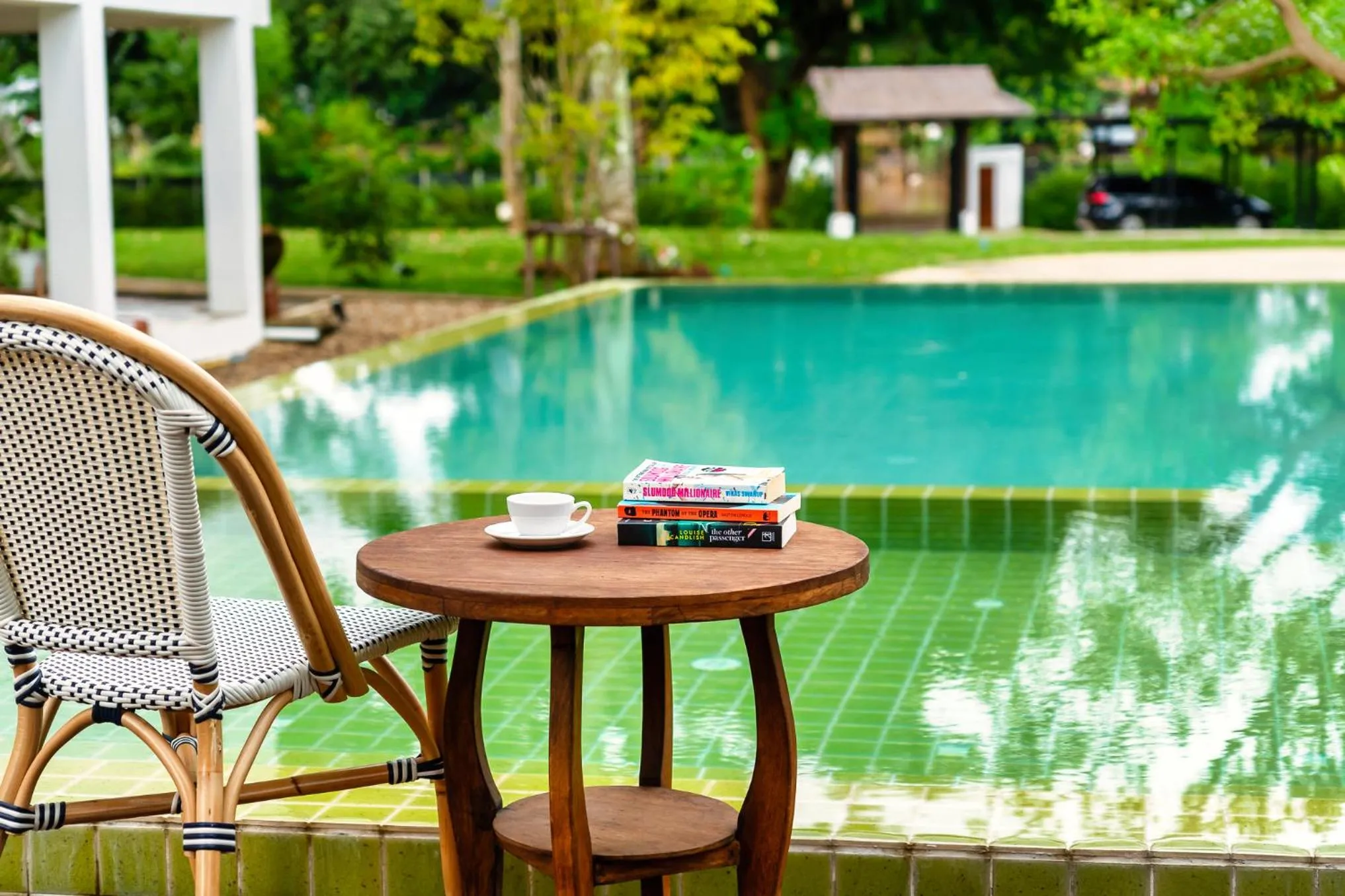 Swimming pool in Phi Private Villa: Luxury Thai with Riverview