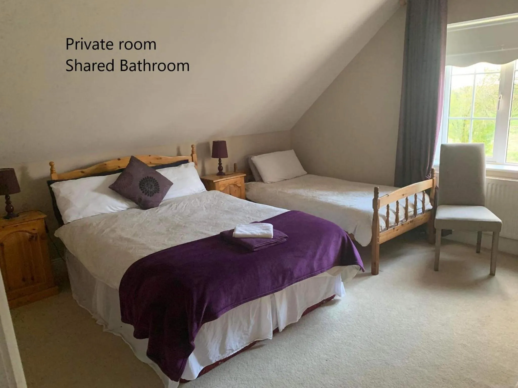 Bedroom, Bed in The Curragh Country House Accommodation