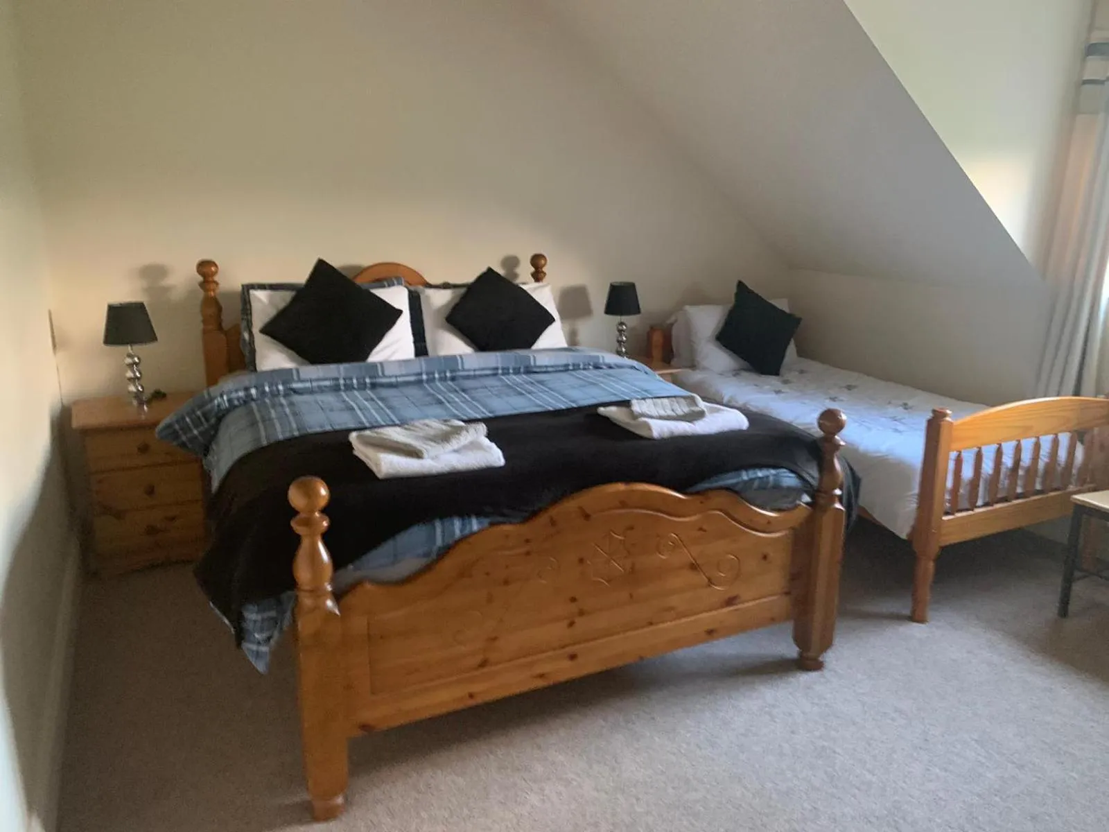 Bedroom, Bed in The Curragh Country House Accommodation