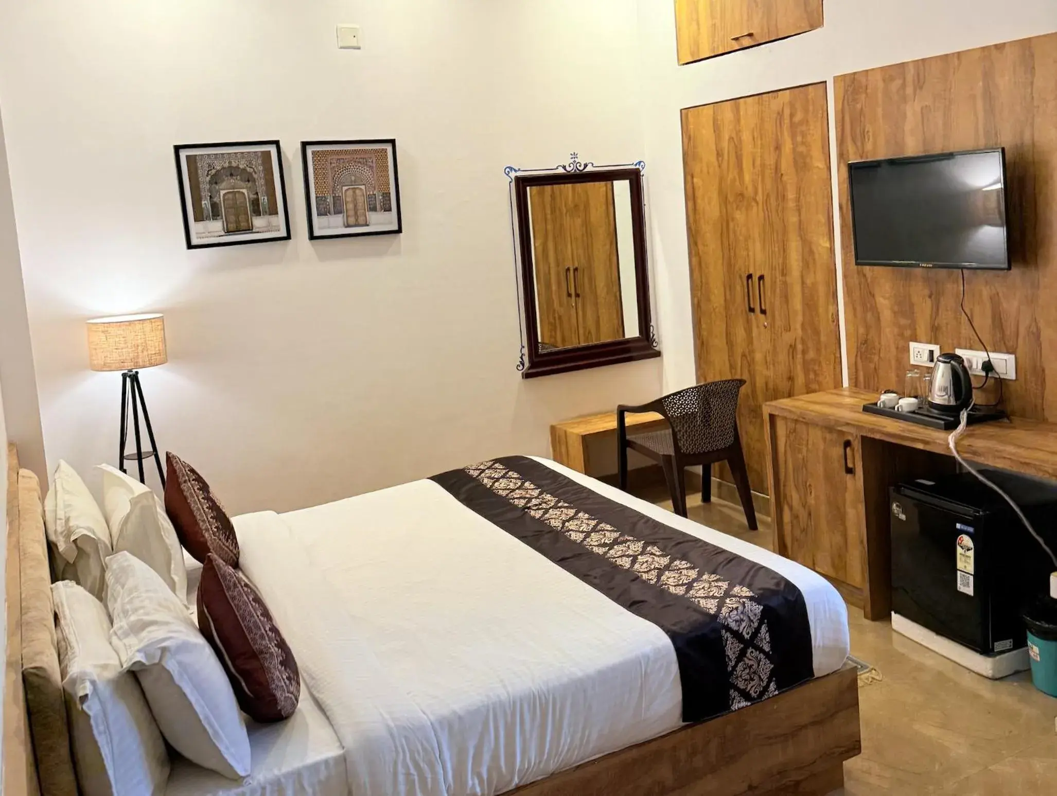 Bed in Hotel Haridas Haveli Udaipur Bed in Hotel Haridas Haveli Udaipur