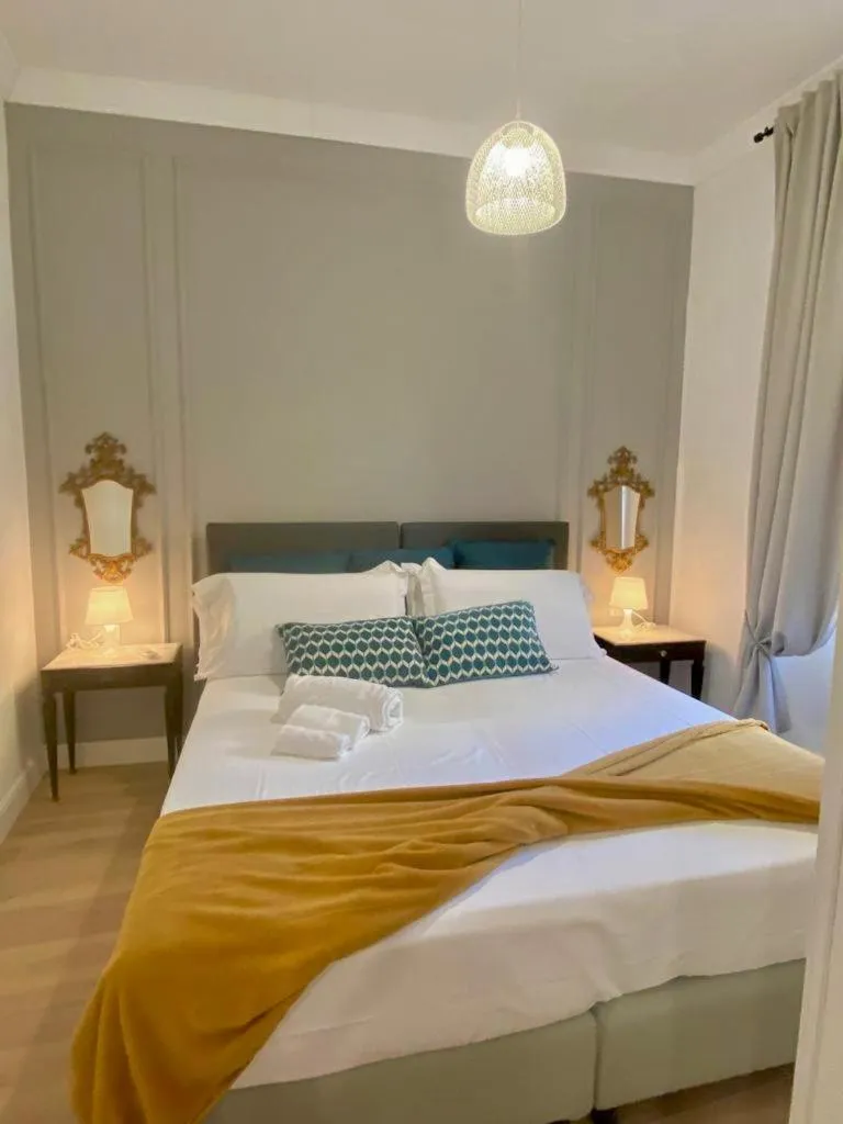 Bedroom, Bed in Happy Family Apartments Lavagna