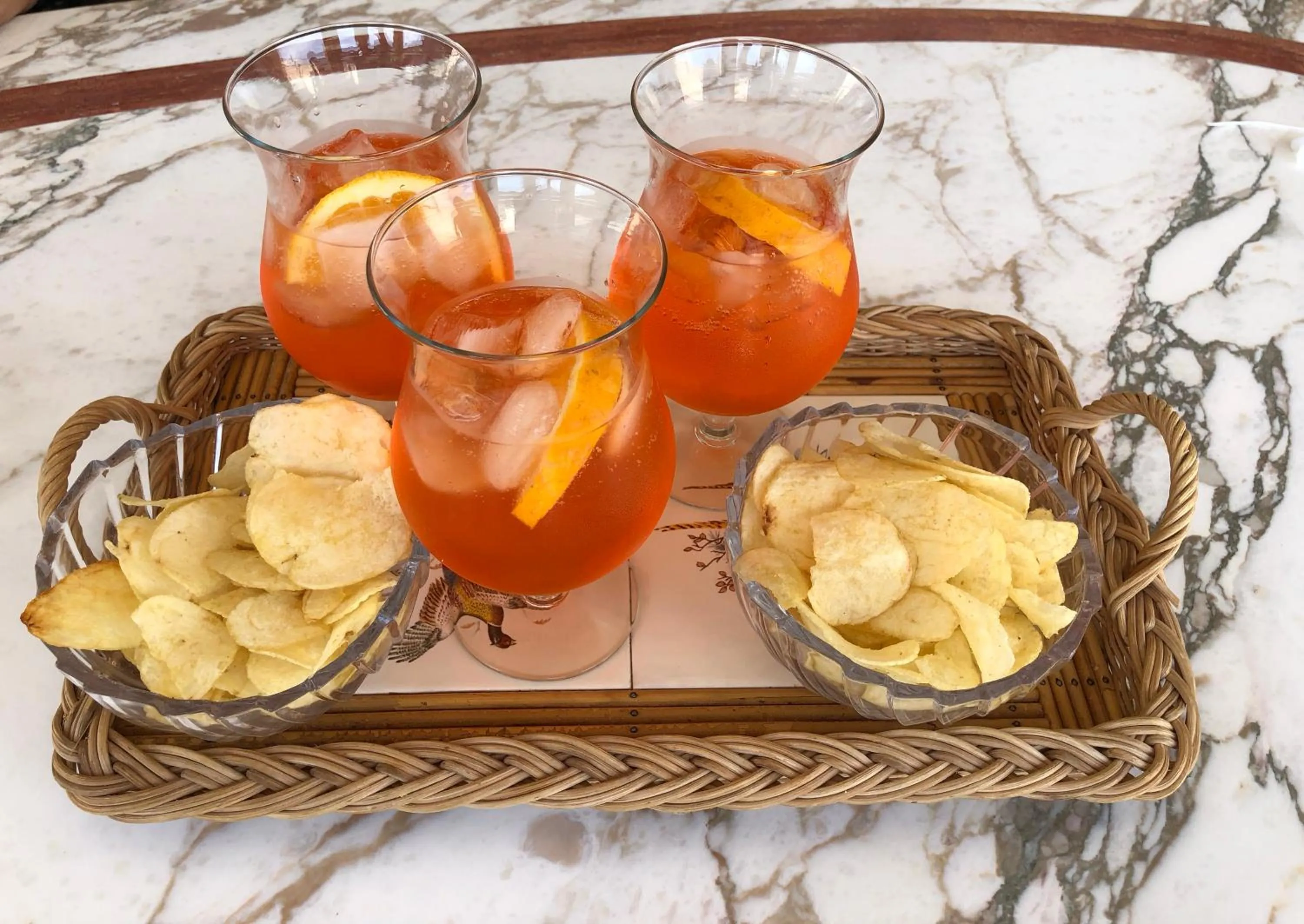 Drinks in Palazzo Strassoldo bed & breakfast