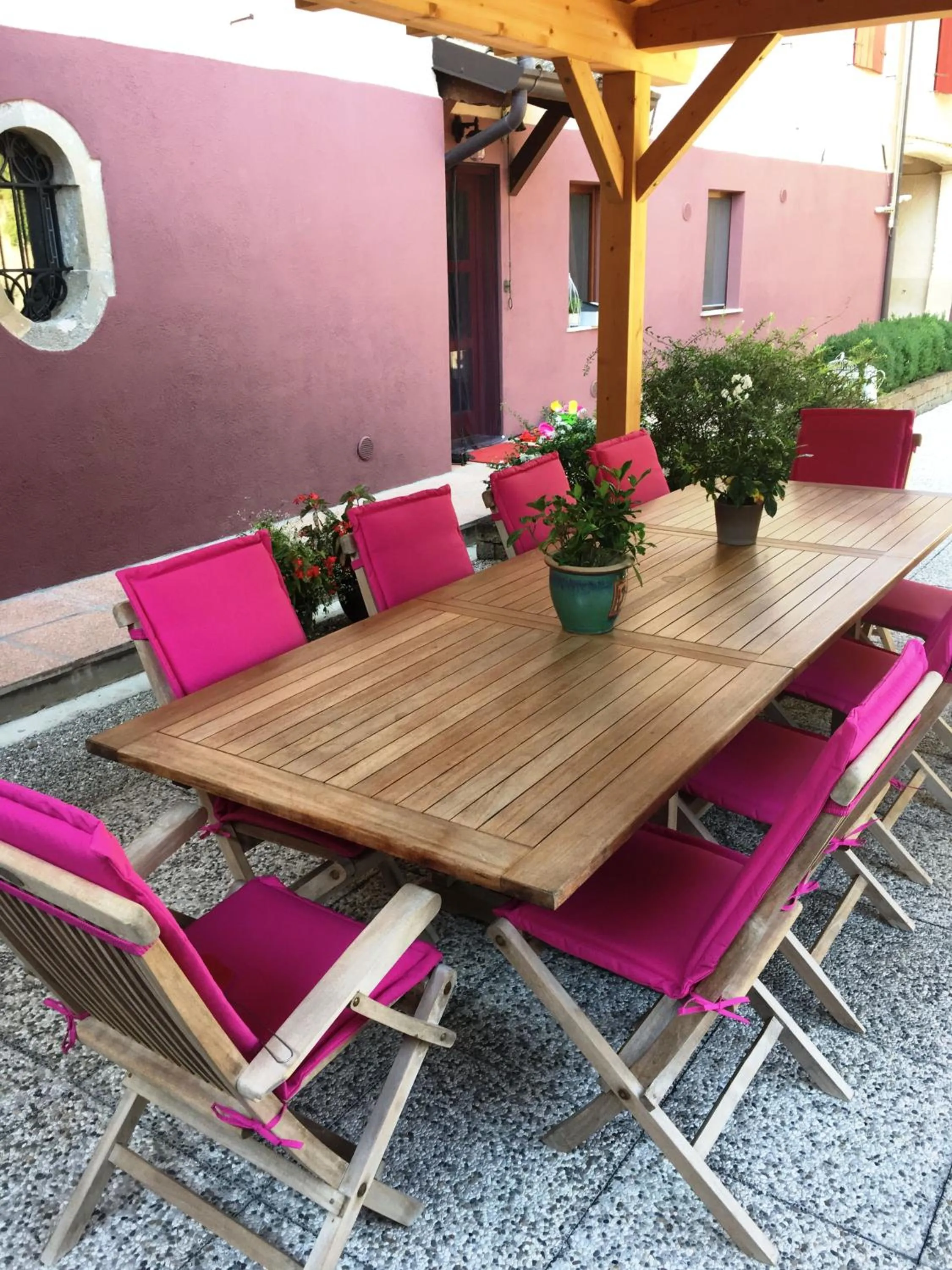Patio in Palazzo Strassoldo bed & breakfast