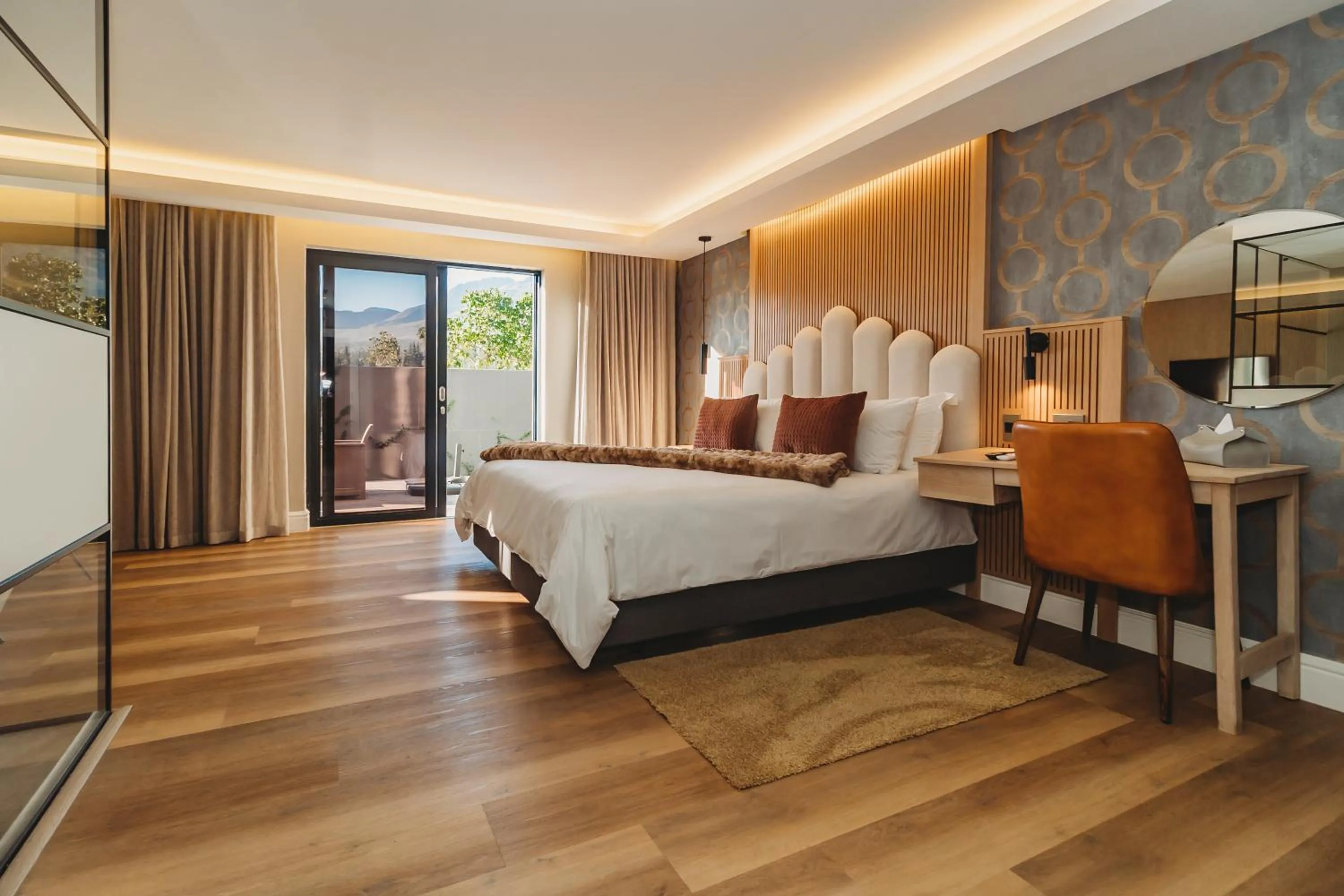 Bed in The Hawthorn Boutique Hotel