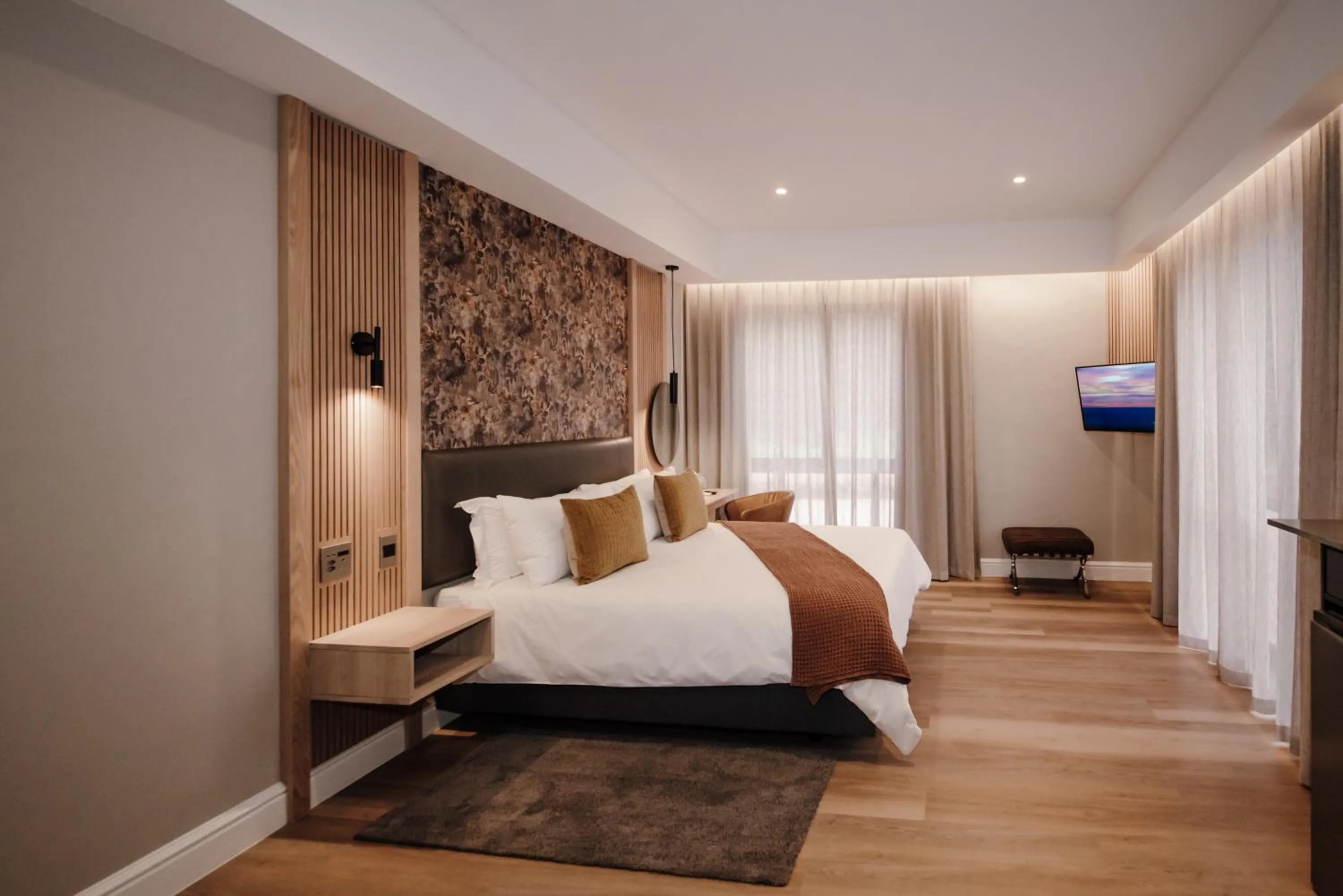 Bed in The Hawthorn Boutique Hotel