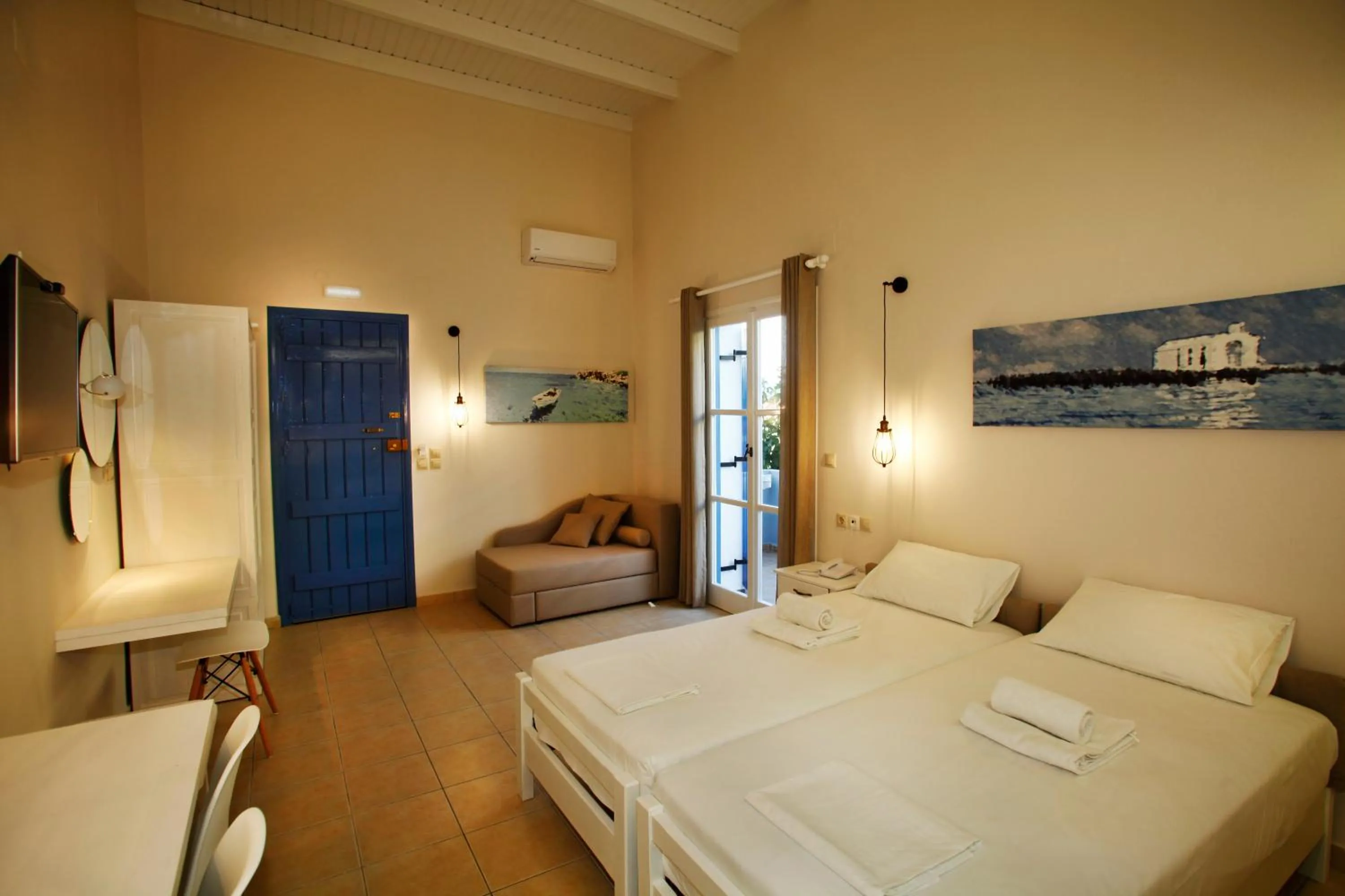 Bed in Studios Vasilis