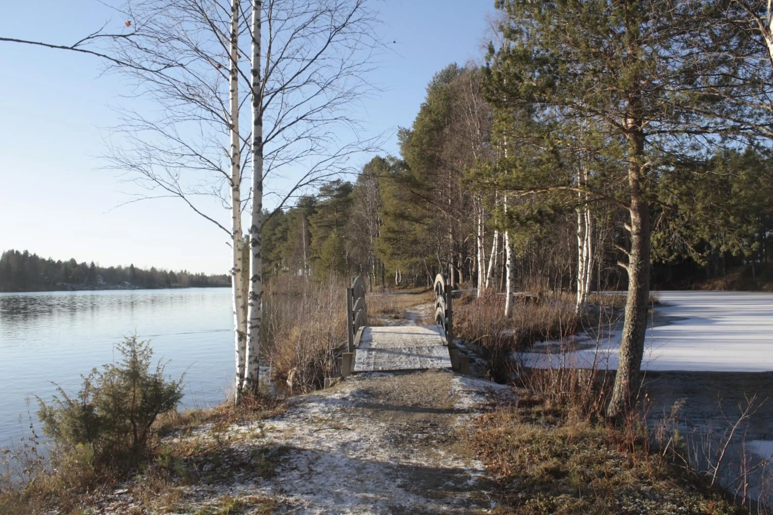 Beach in Authentic Wooden House by the River with an Igloo