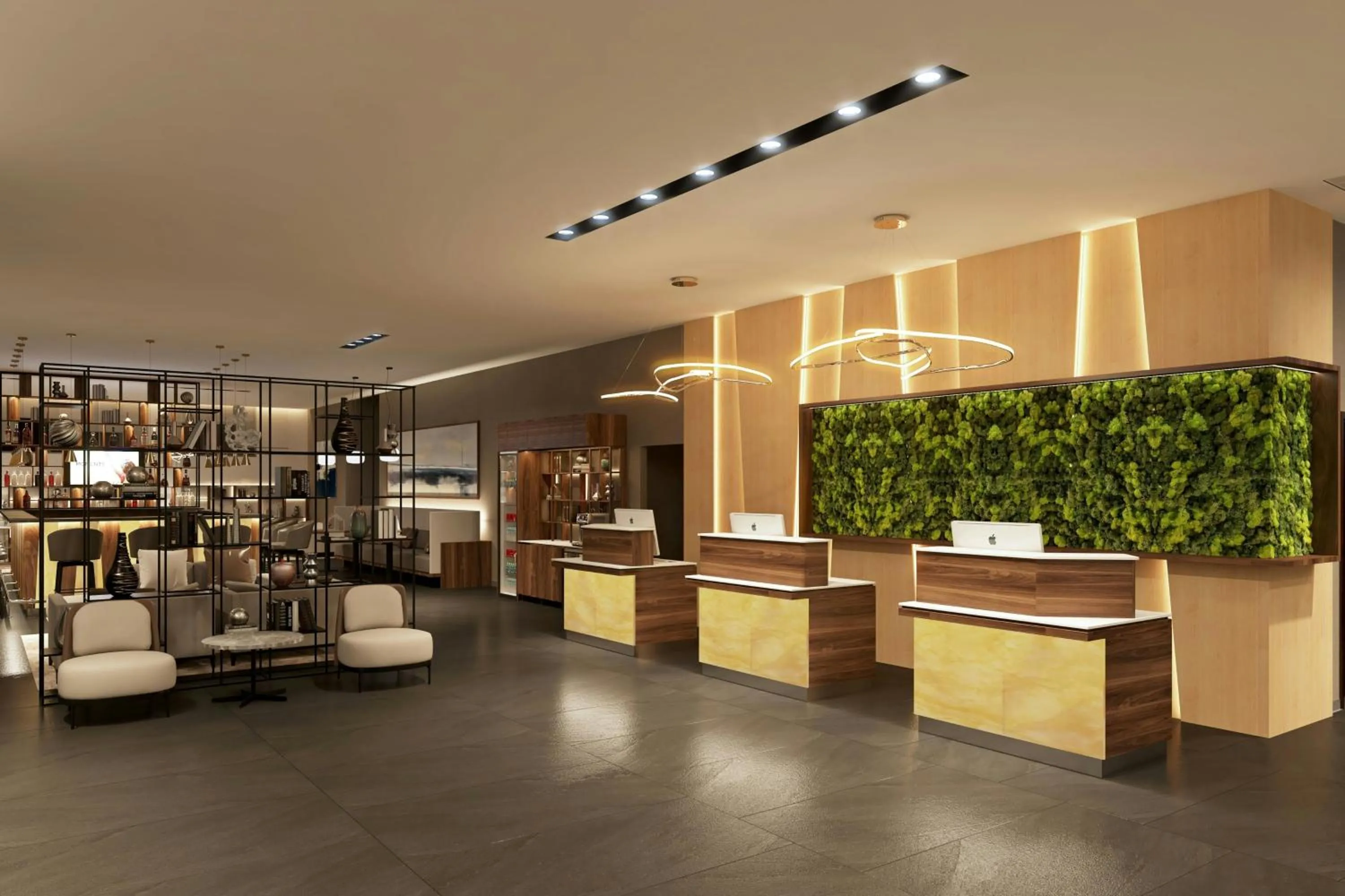 Lobby or reception in AC Hotel by Marriott Milan Sesto