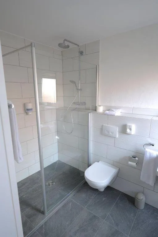 Shower in Hotel zur Post