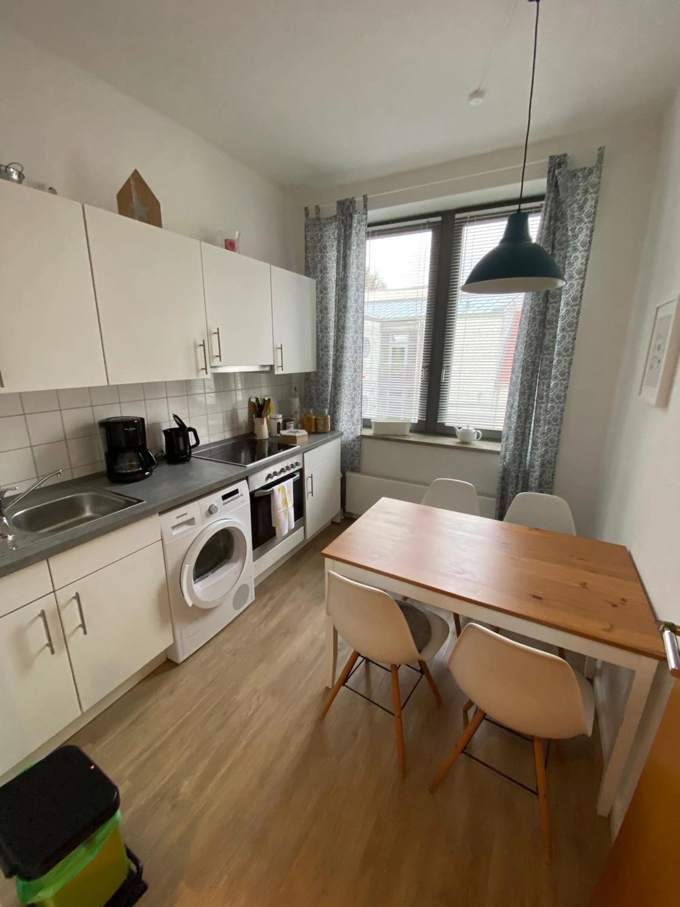 Communal kitchen in Gästehaus Lavendel