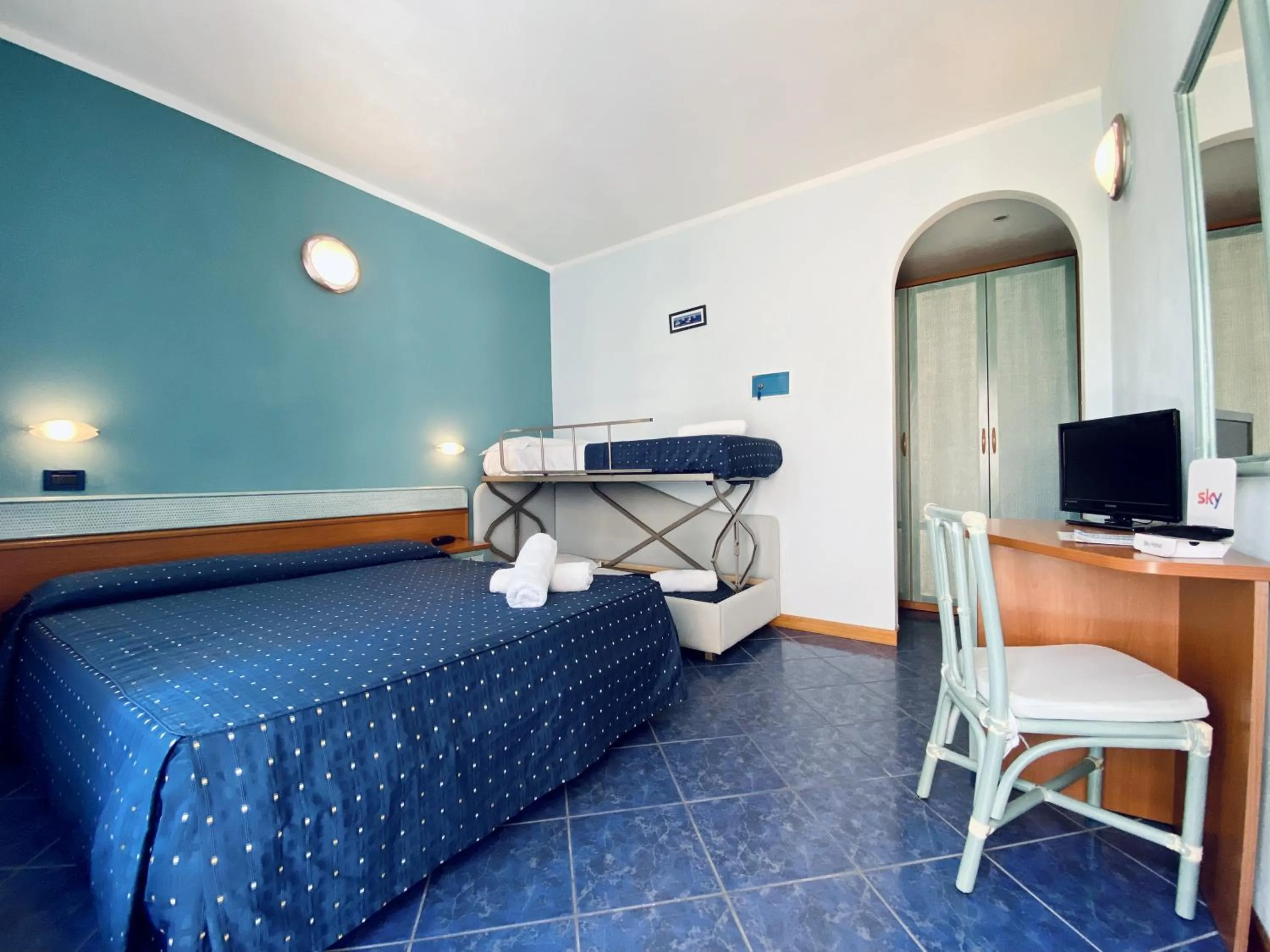 Bed in Hotel Villa Grazia