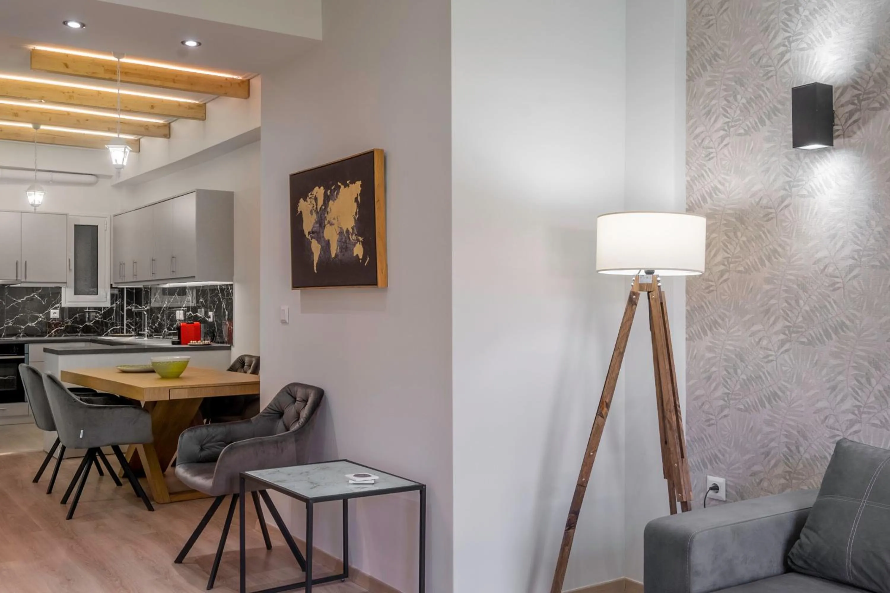 Kitchen or kitchenette in 2 Bedroom condo with dream balcony