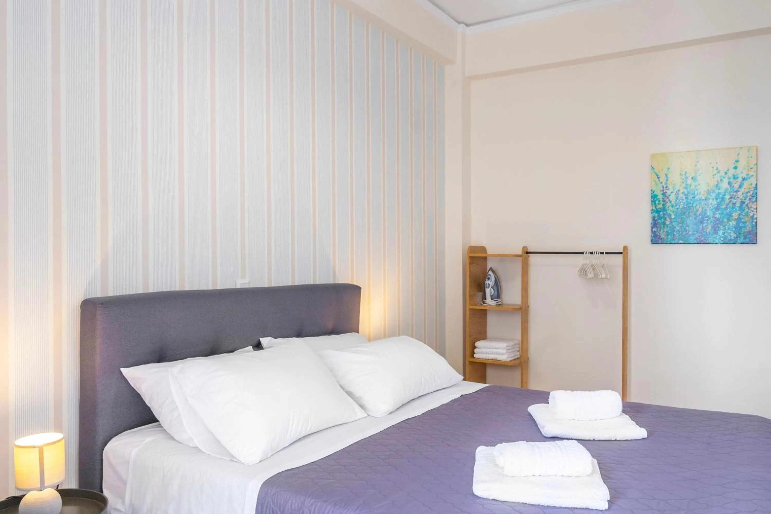 Bed in 2 Bedroom condo with dream balcony