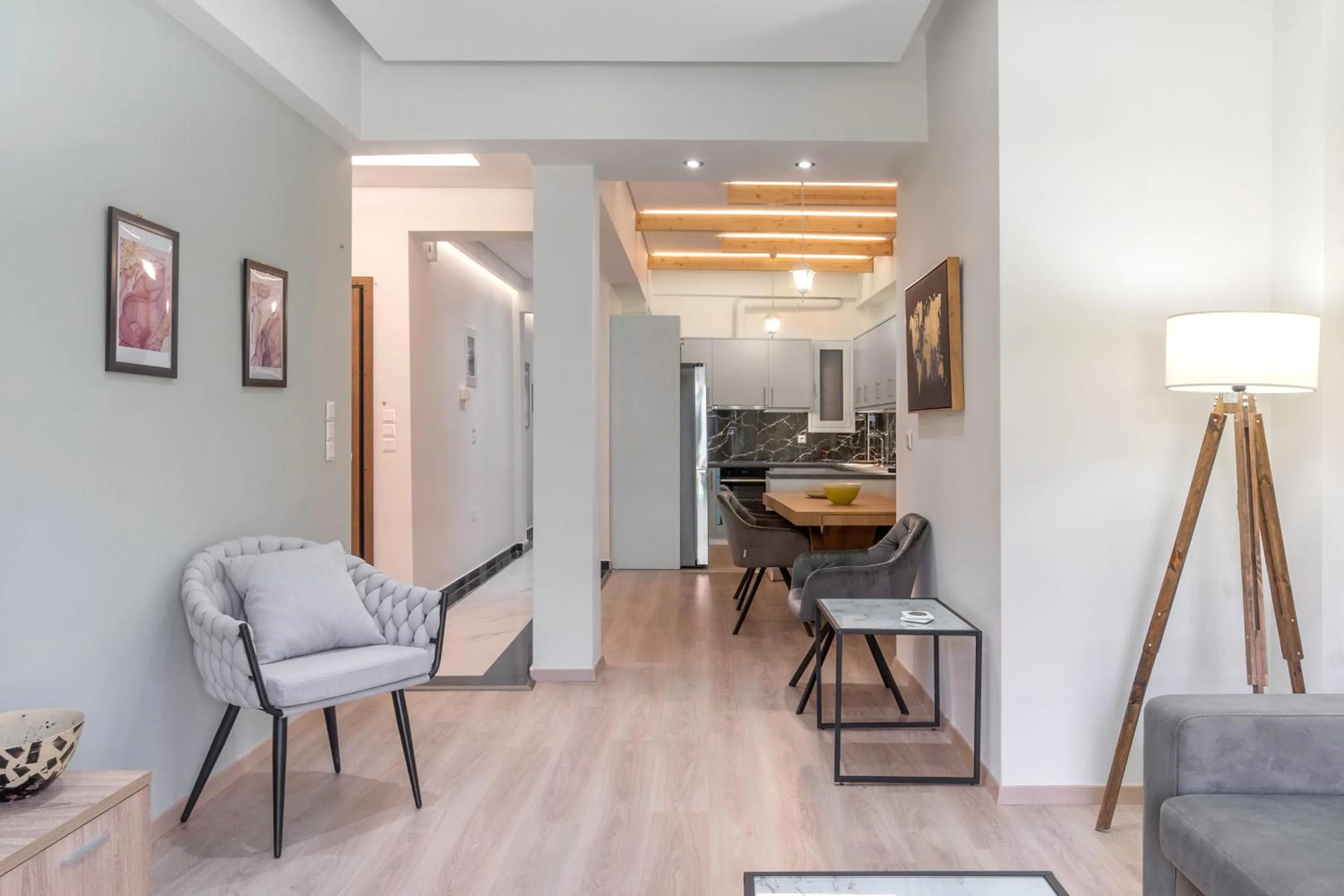 Living room in 2 Bedroom condo with dream balcony
