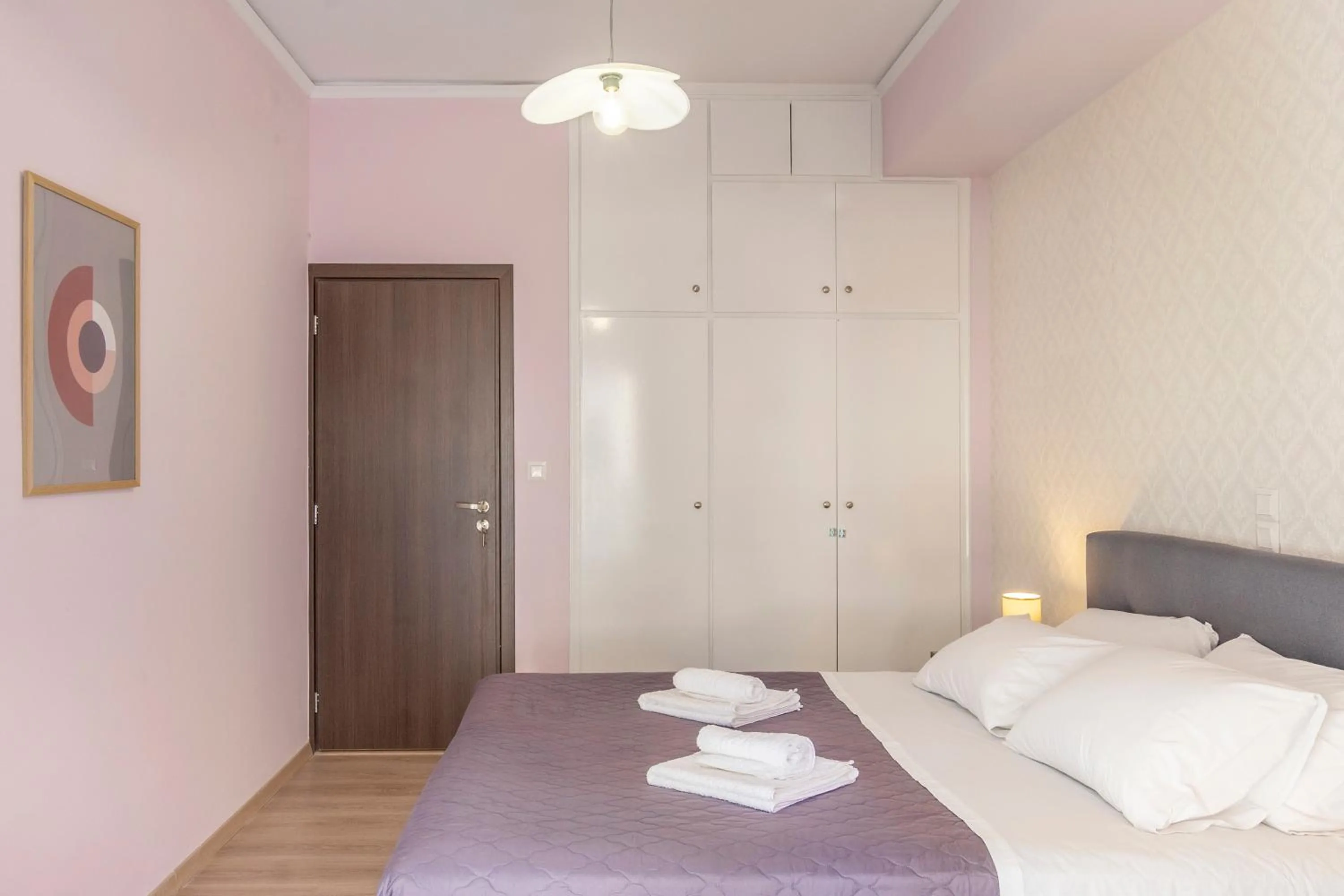 Bed in 2 Bedroom condo with dream balcony