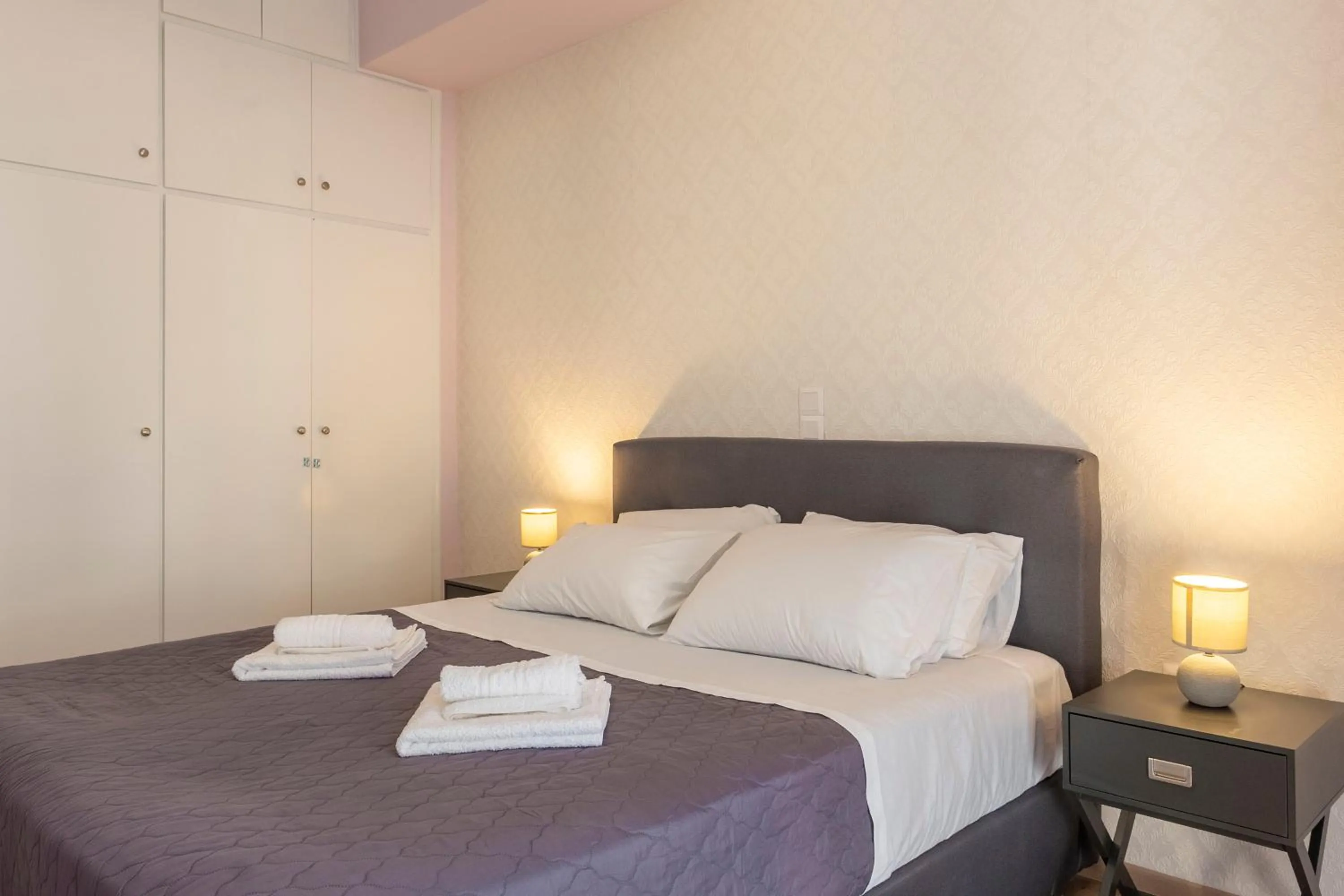 Bed in 2 Bedroom condo with dream balcony