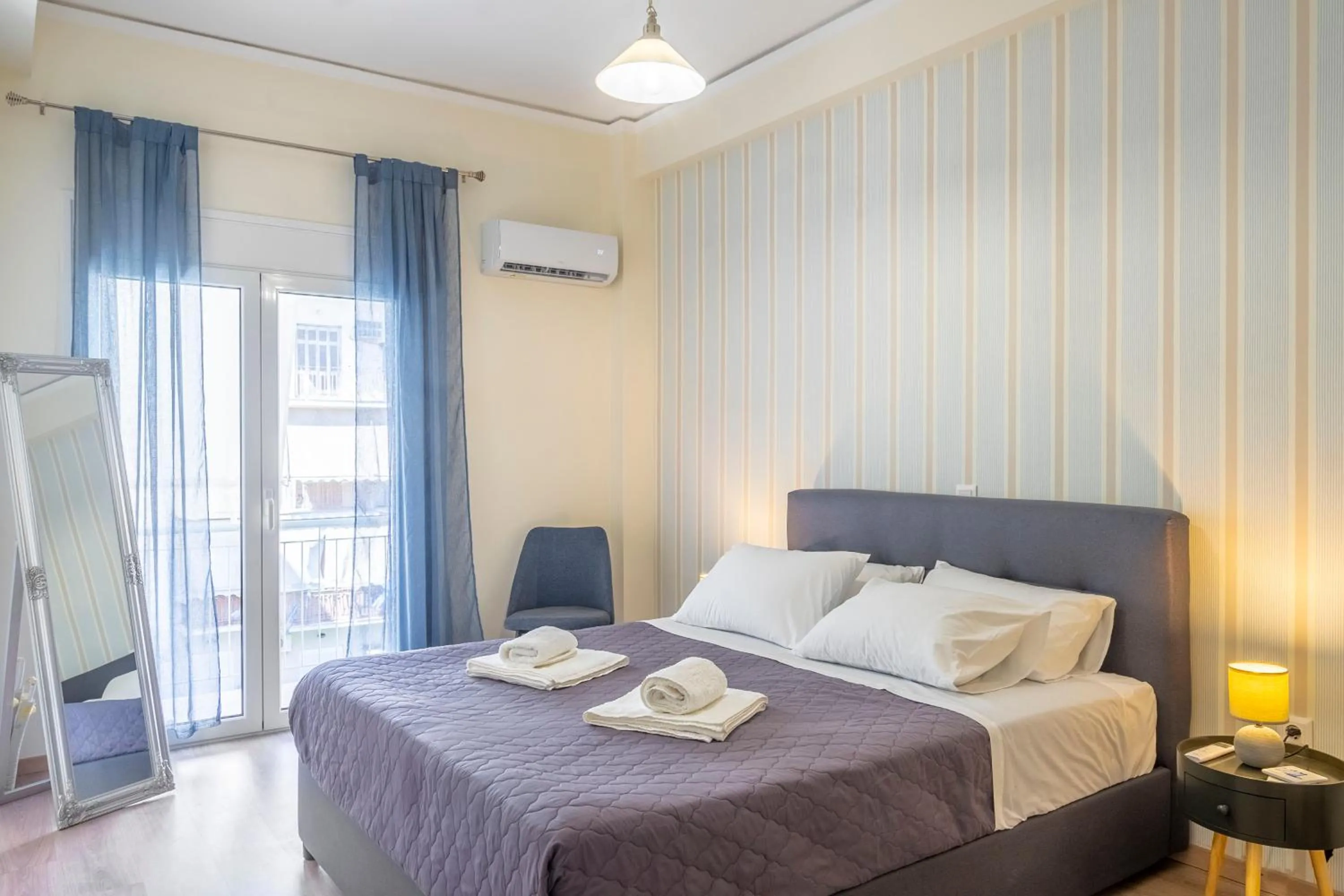Bed in 2 Bedroom condo with dream balcony